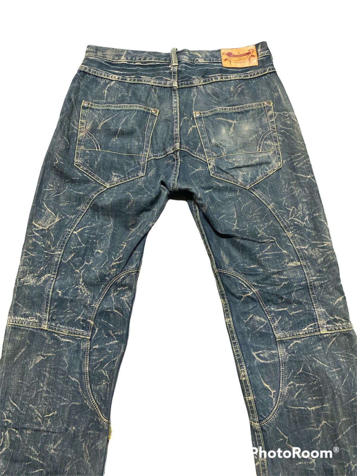 Japanese Brand Japanese Sacrifice Crazy Mud Rusty Jeans 121 Size US 32 / EU 48 - 6 Thumbnail