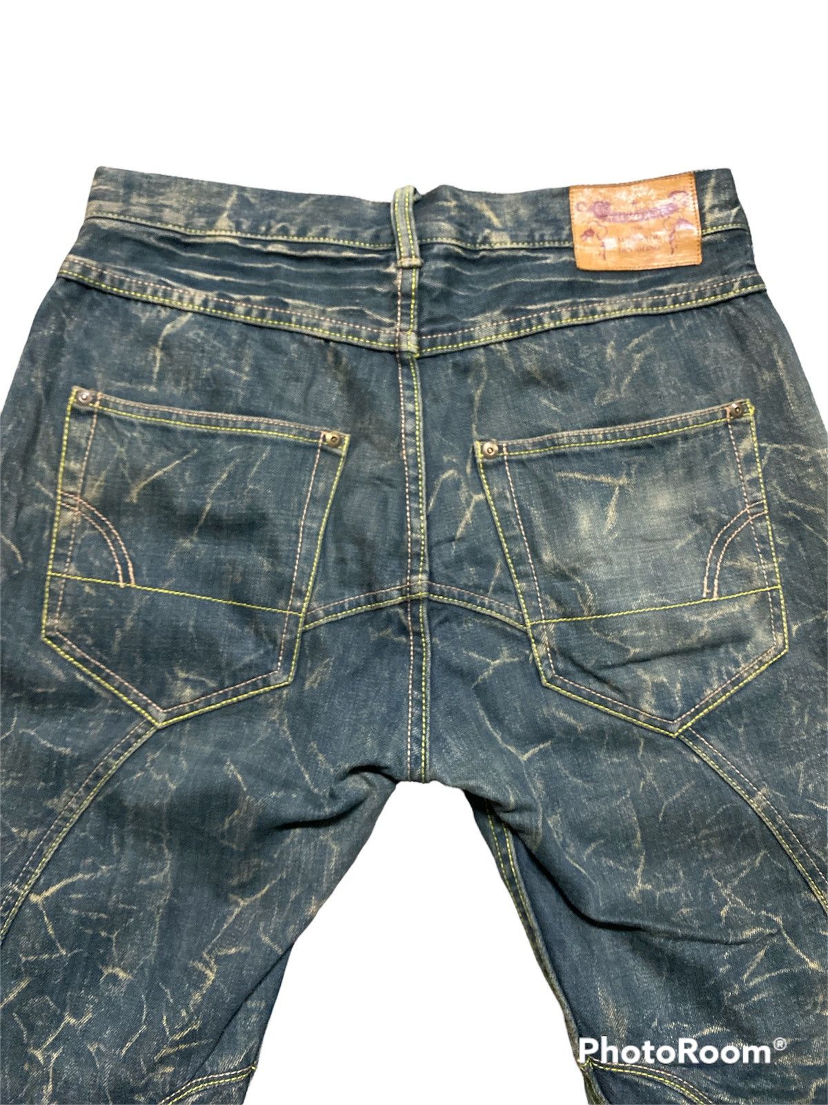 Japanese Brand Japanese Sacrifice Crazy Mud Rusty Jeans 121 Size US 32 / EU 48 - 8 Thumbnail