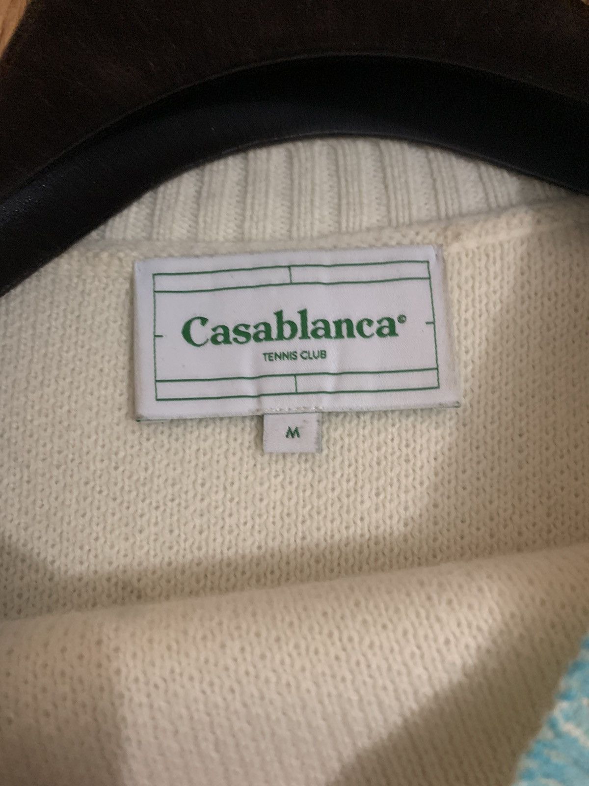 Casablanca Casablanca Printed Merino Wool and Cashmere-Blend Sweater Size US L / EU 52-54 / 3 - 7 Thumbnail