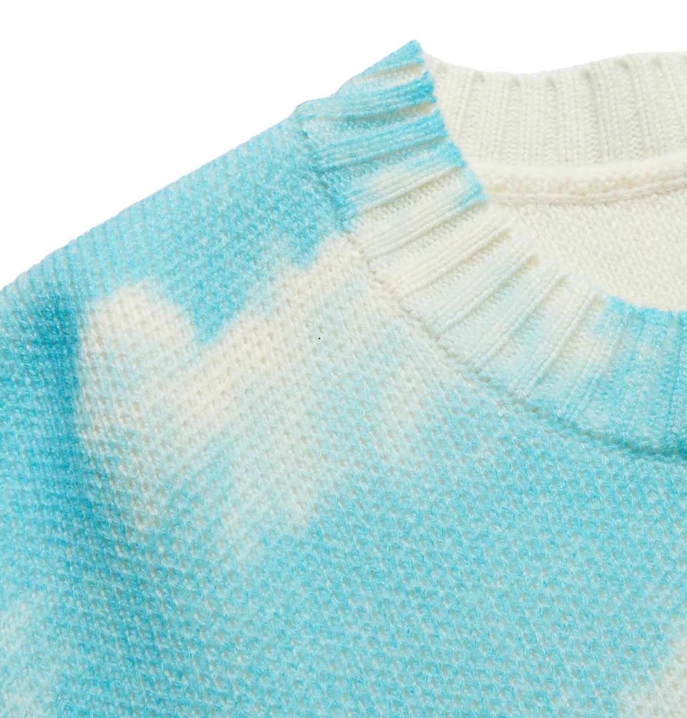 Casablanca Casablanca Printed Merino Wool and Cashmere-Blend Sweater Size US L / EU 52-54 / 3 - 3 Thumbnail