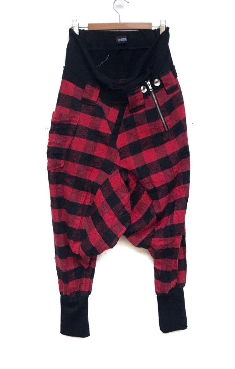 Japanese Brand 🔥Speed Orange Kate Check Harem Pants Style Size US 29 - 3 Thumbnail