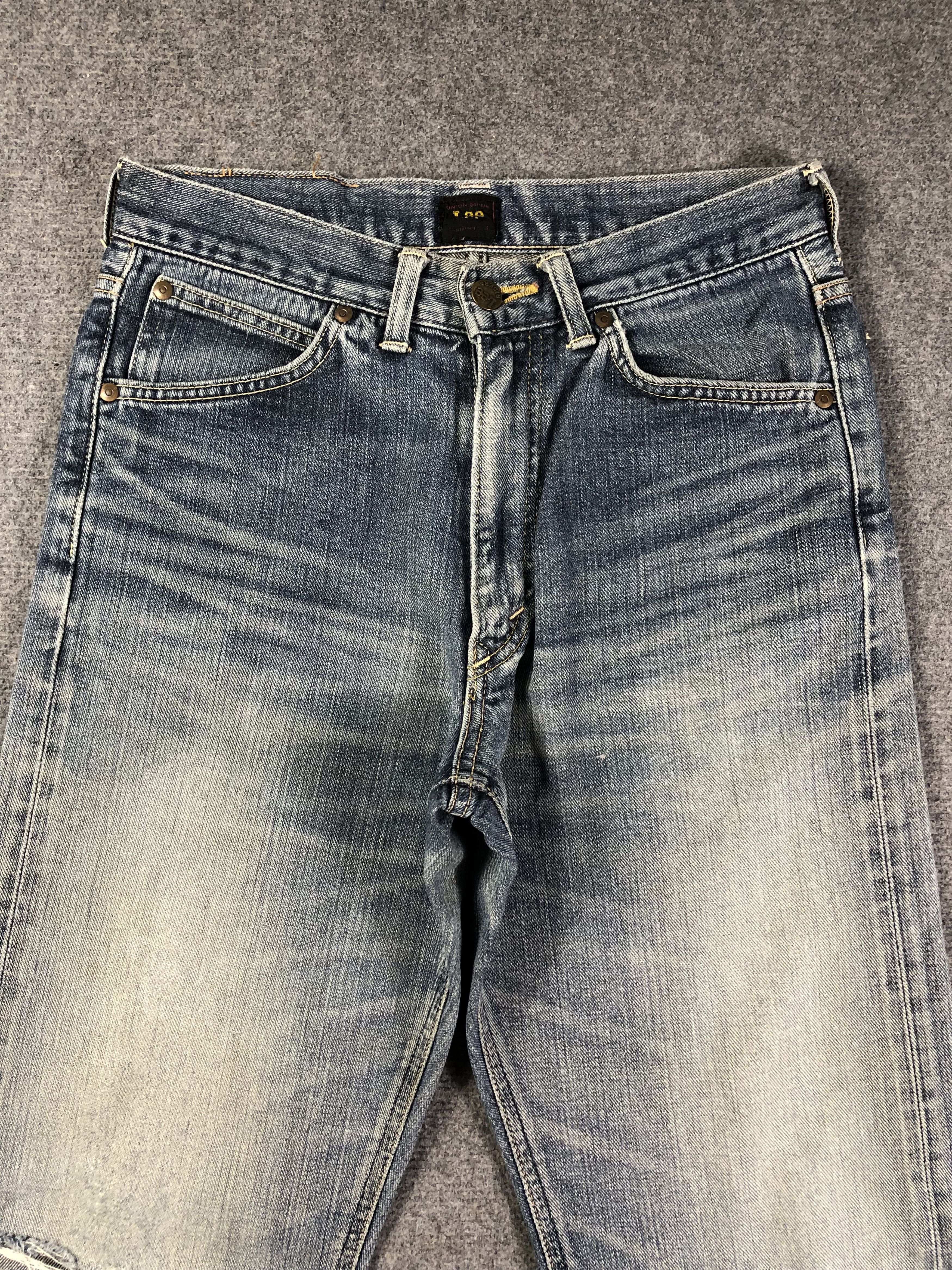 Lee Wash Blue Lee Denim Jeans 29x32.5 Size US 29 - 2 Thumbnail