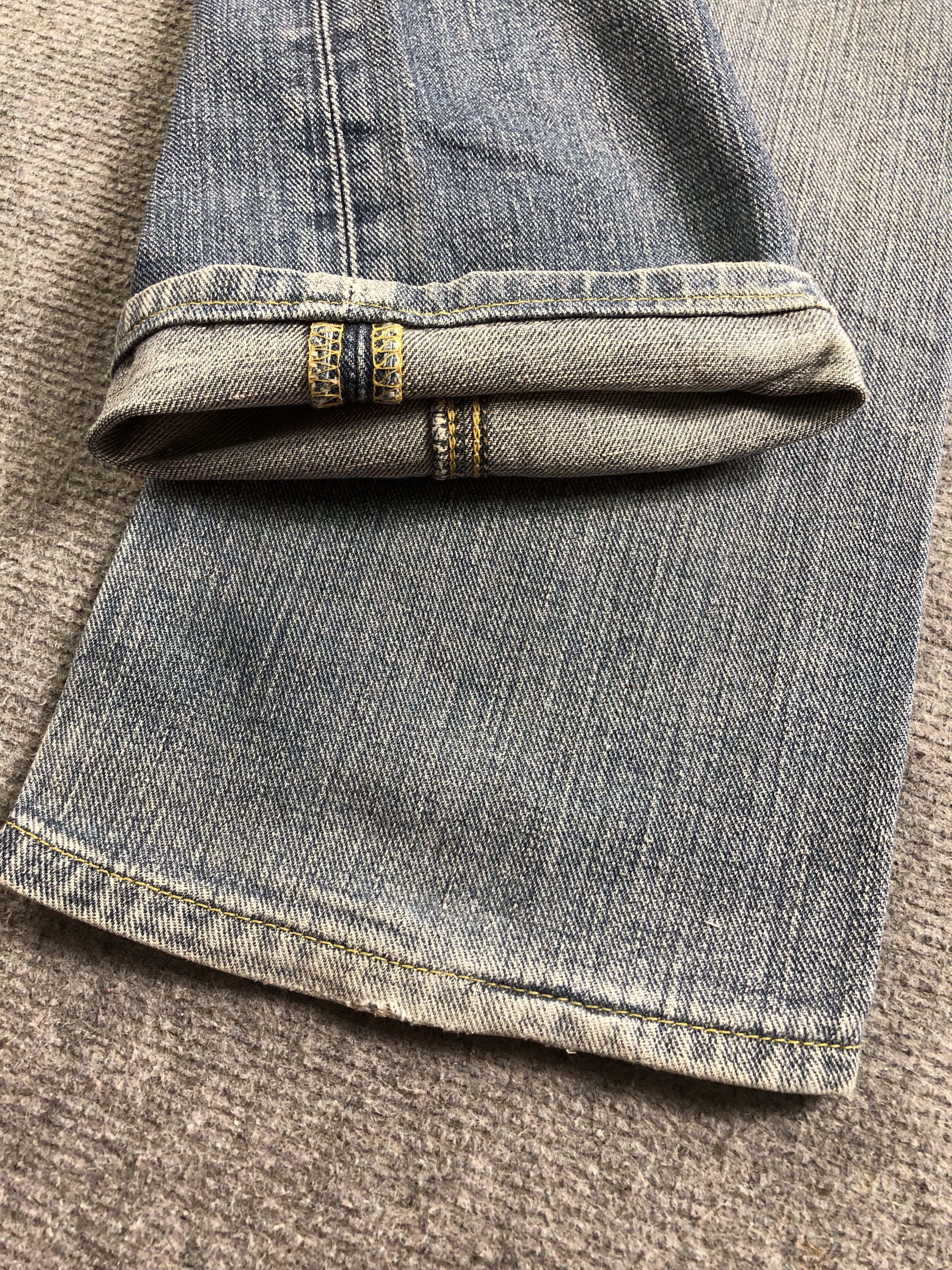 Lee Wash Blue Lee Denim Jeans 29x32.5 Size US 29 - 13 Thumbnail