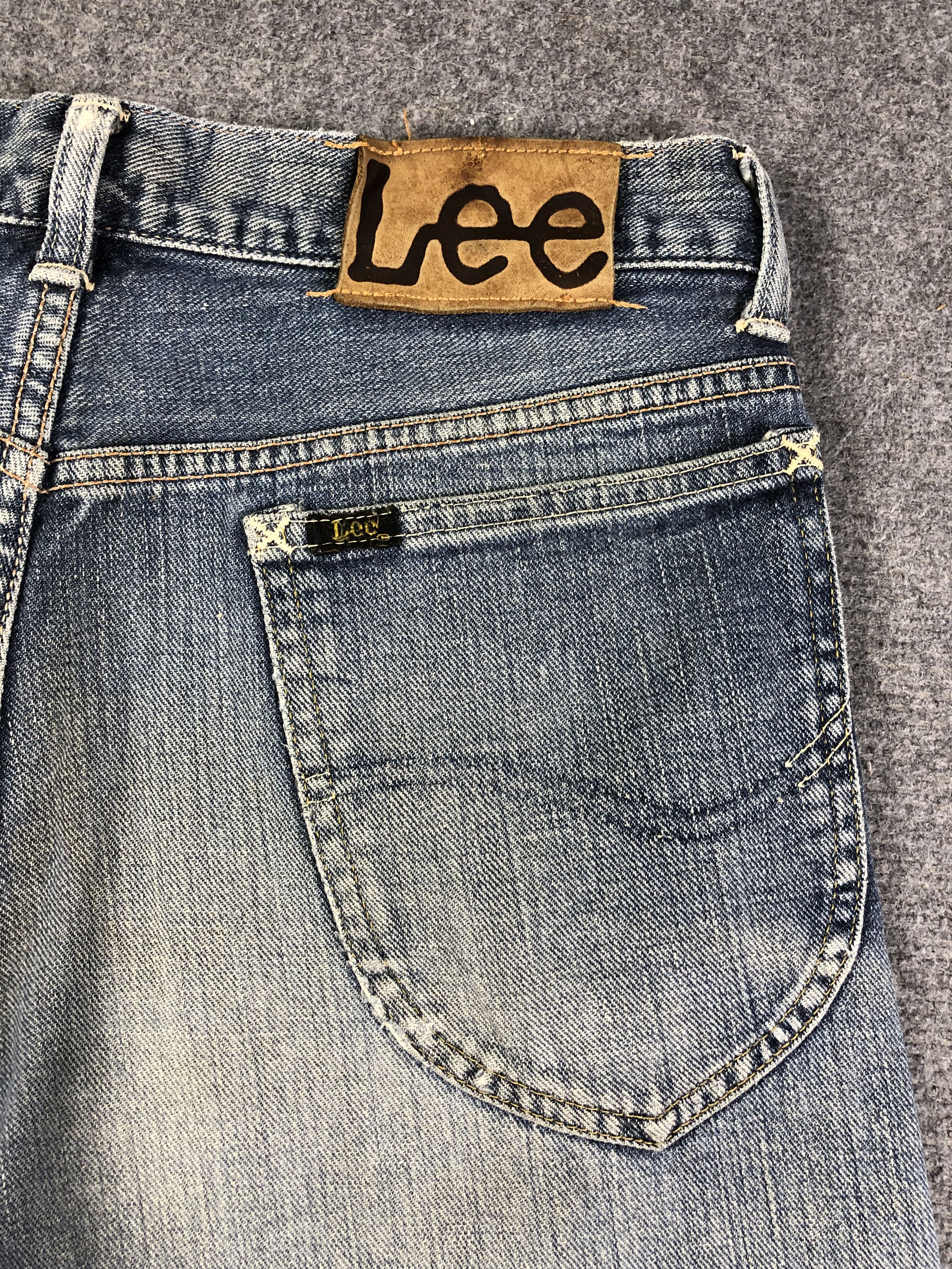 Lee Wash Blue Lee Denim Jeans 29x32.5 Size US 29 - 11 Thumbnail
