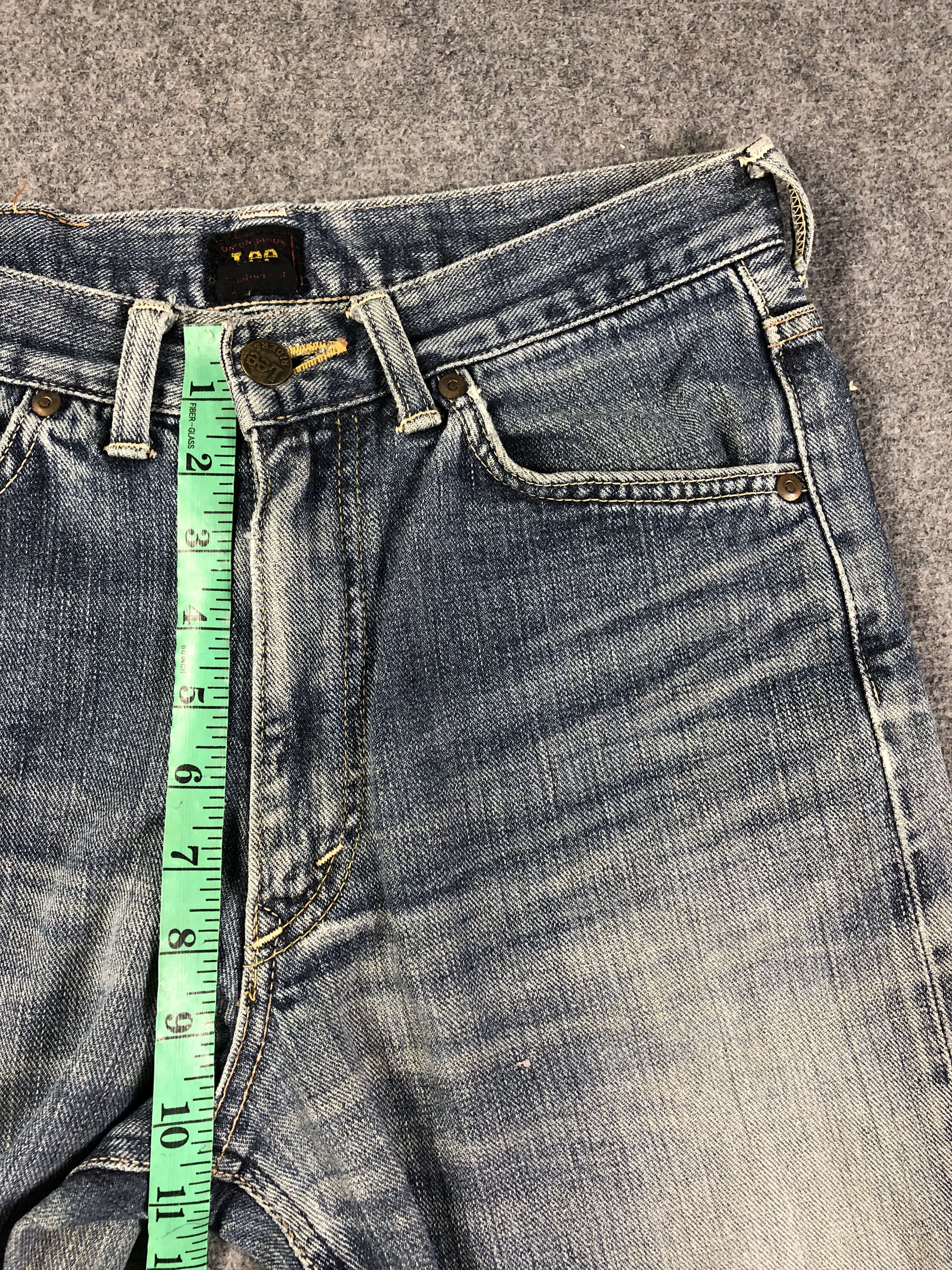 Lee Wash Blue Lee Denim Jeans 29x32.5 Size US 29 - 8 Thumbnail