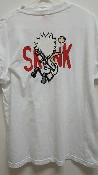 Japanese Brand × Vintage 💣OFFER Vtg MISCHIEVOUS Rock Design Mirror Print T-shirt Size US M / EU 48-50 / 2 - 5 Thumbnail