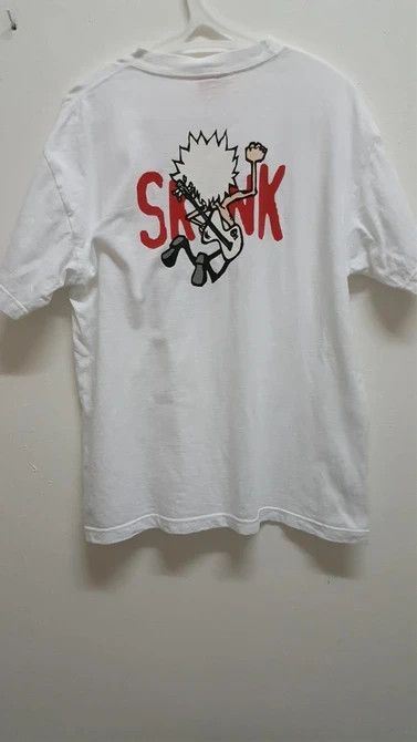 Japanese Brand × Vintage 💣OFFER Vtg MISCHIEVOUS Rock Design Mirror Print T-shirt Size US M / EU 48-50 / 2 - 4 Thumbnail