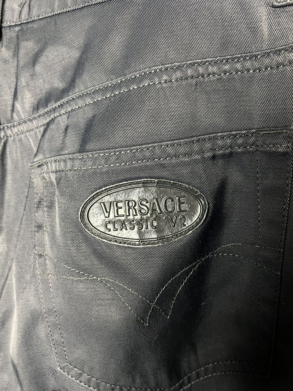 Versace versace y2k punk shimmer pants Size US 34 / EU 50 - 7 Thumbnail
