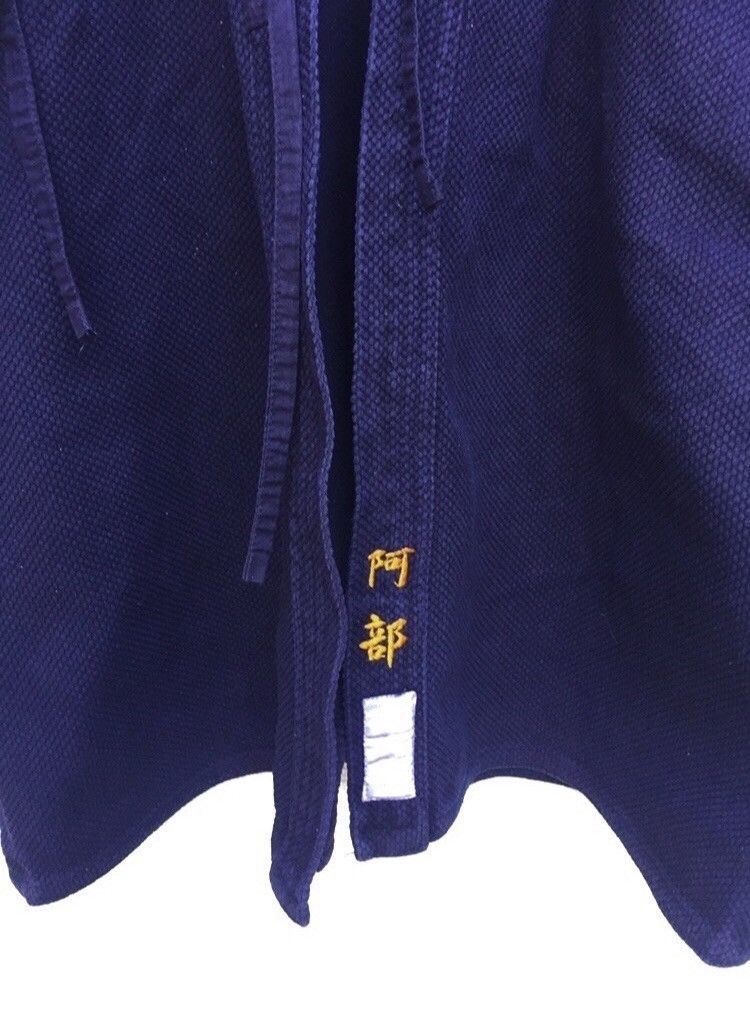 Indigo × Japanese Brand 🔥Japanese Traditional Indigo Kimono Size US L / EU 52-54 / 3 - 3 Thumbnail