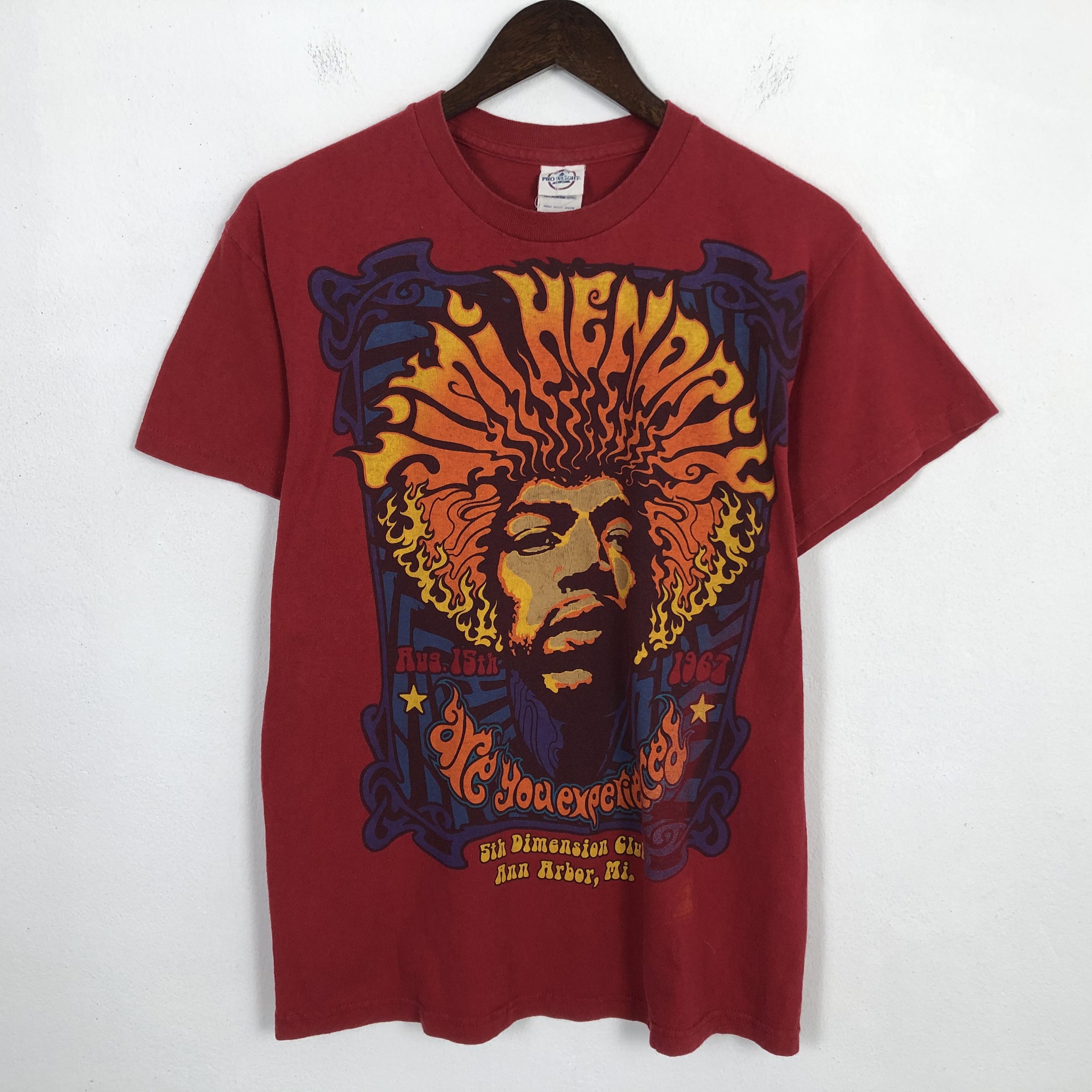 Jimi Hendrix × Vintage Vintage Jimi Hendrix American Rock Music T-shirt Size US M / EU 48-50 / 2 - 1 Thumbnail
