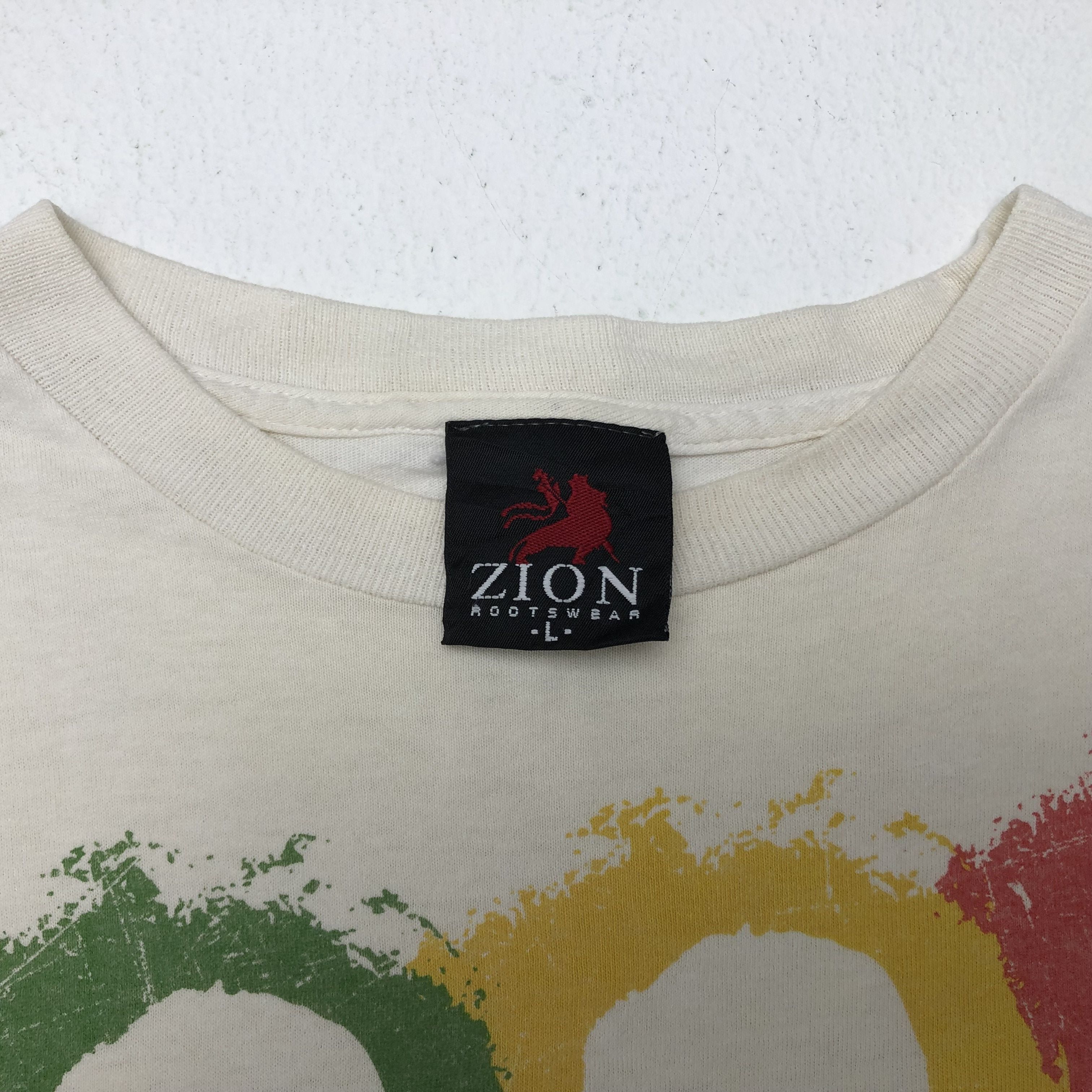 Bob Marley × Vintage Vintage Bob Marley Rare Design T-shirt Size US L / EU 52-54 / 3 - 4 Thumbnail