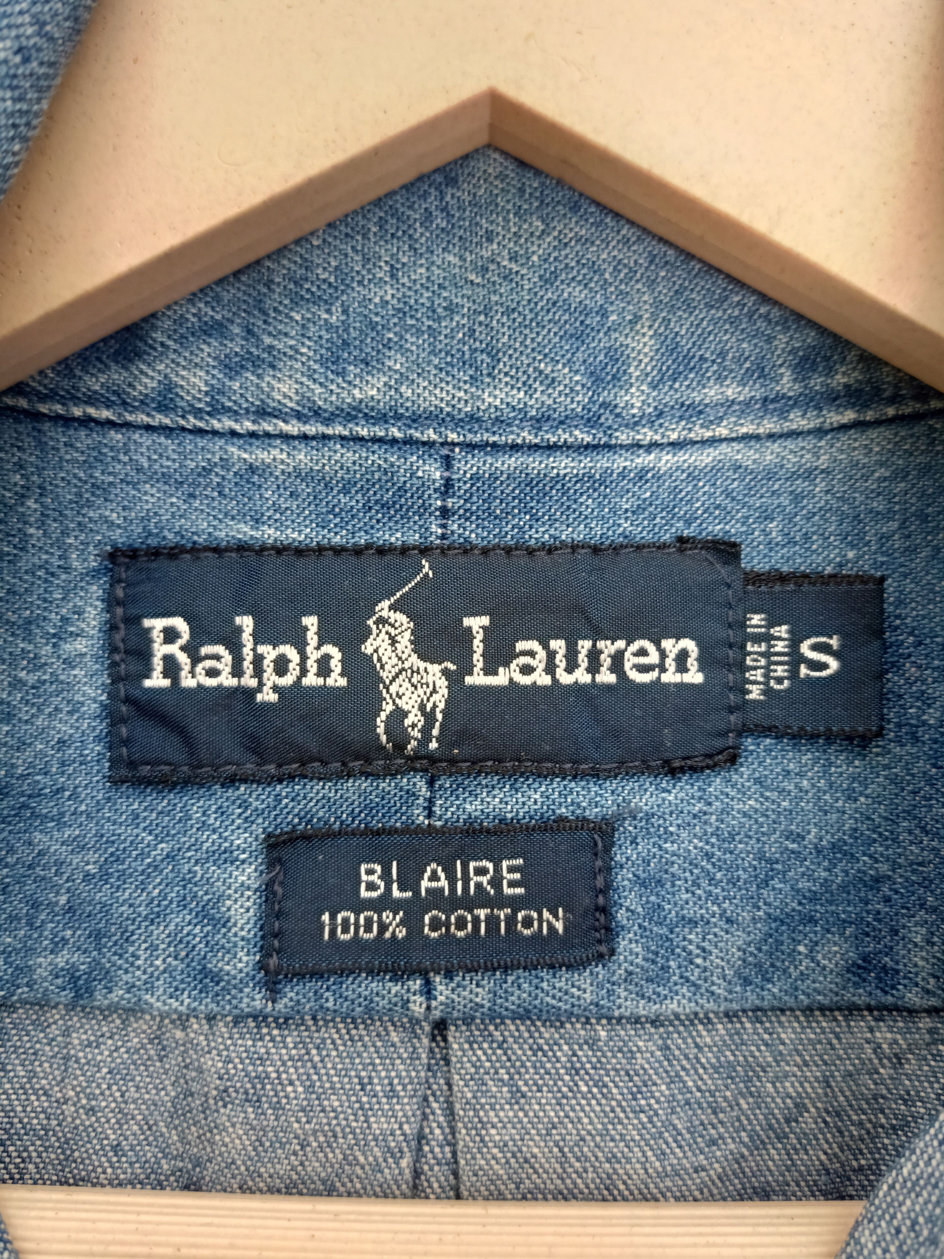 Polo Ralph Lauren Polo Ralph Lauren Denim Shirt Size US L / EU 52-54 / 3 - 4 Thumbnail