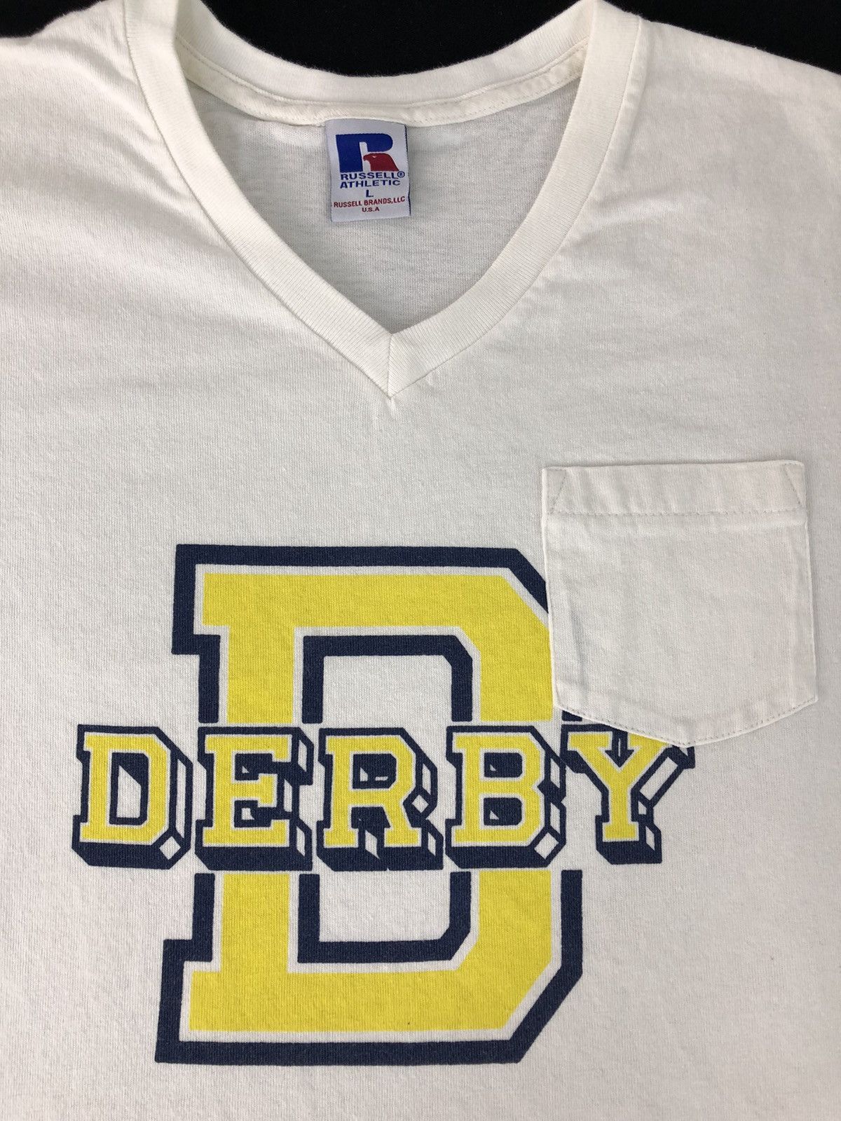 Russell Athletic Russell Athletic Derby Single Pocket Big Logo Tee Size L / US 10 / IT 46 - 2 Thumbnail