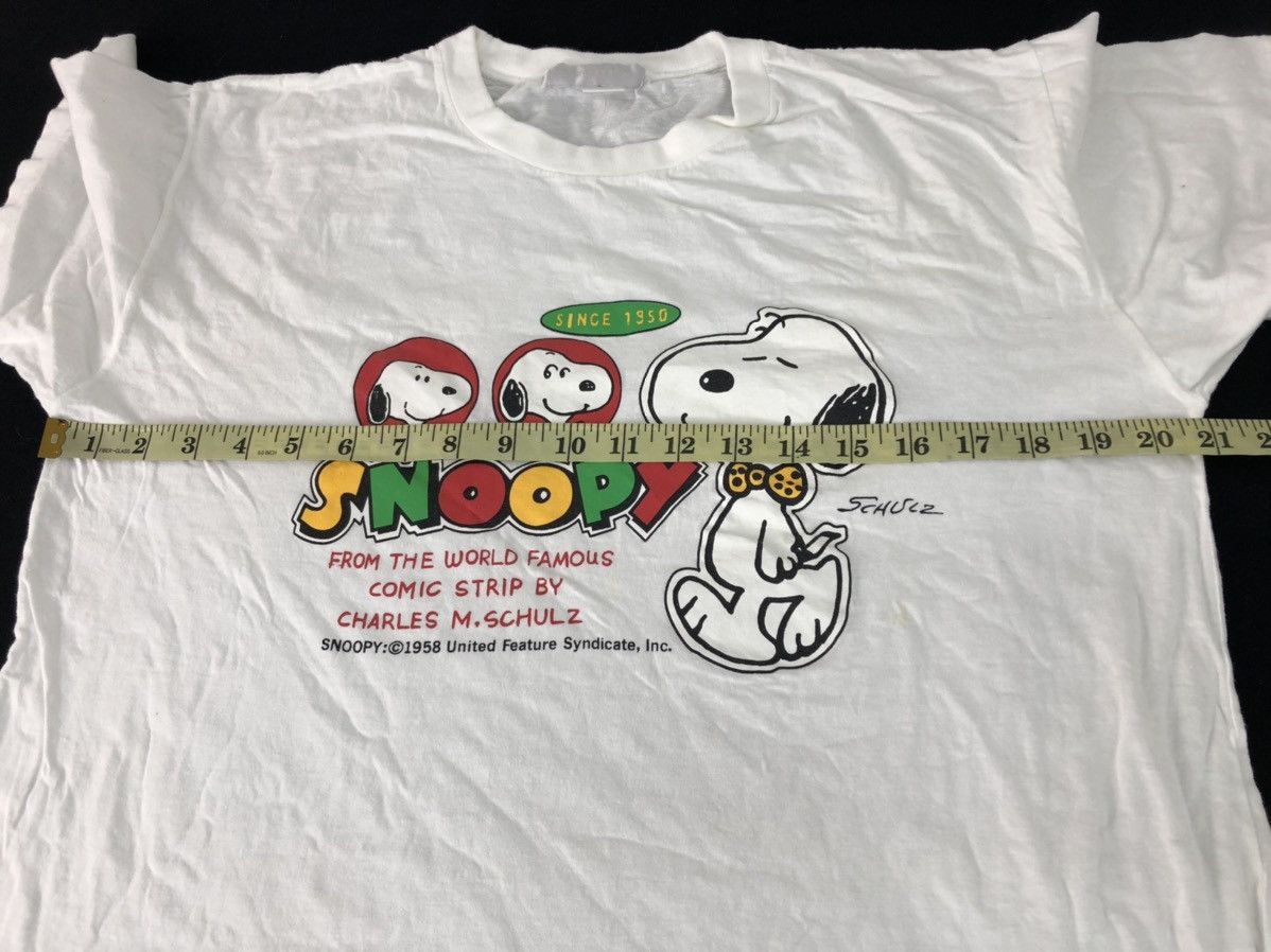 Peanuts Vintage 90s Snoopy Famous Comic Strip Character Tee Size US L / EU 52-54 / 3 - 7 Thumbnail