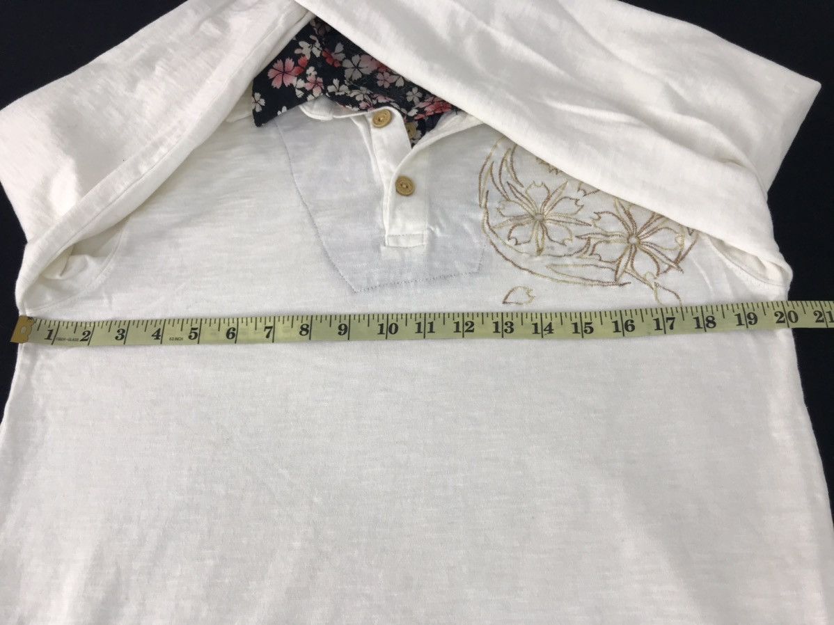 Eternal Vintage Concept Eternal Sakura Art Longsleeve Polo Fits M L Size L / US 10 / IT 46 - 7 Thumbnail