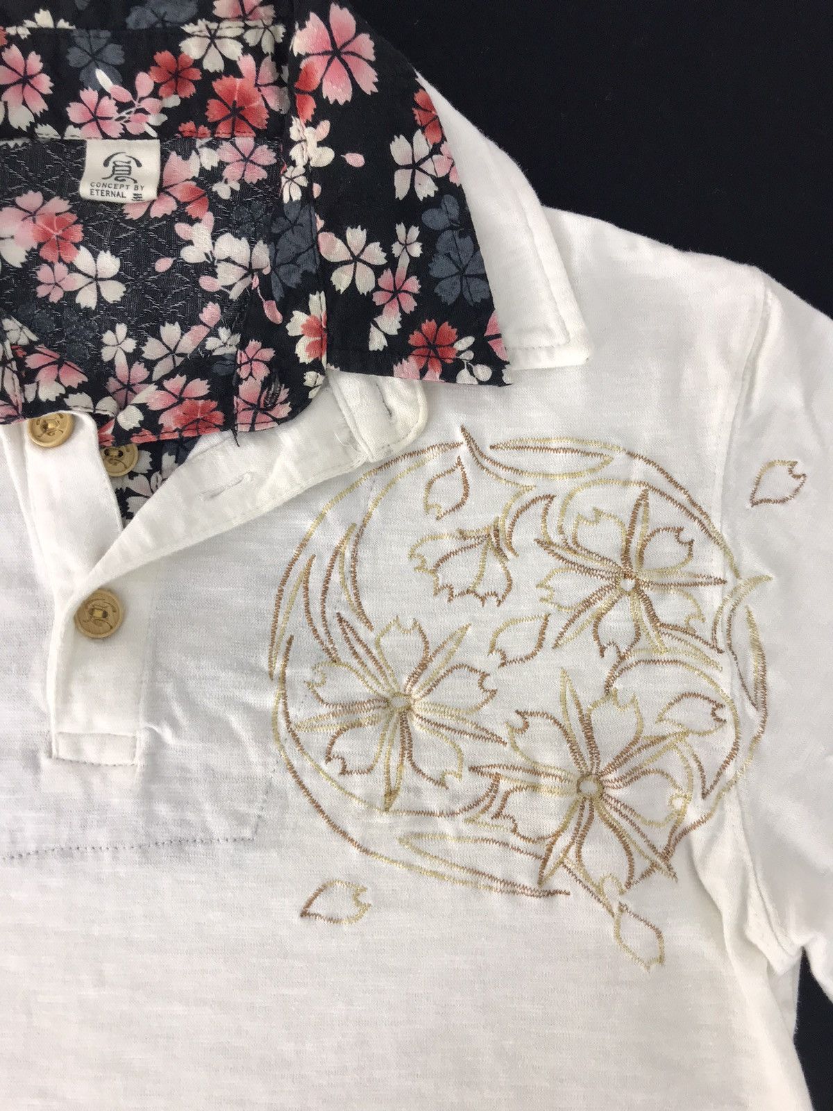 Eternal Vintage Concept Eternal Sakura Art Longsleeve Polo Fits M L Size L / US 10 / IT 46 - 2 Thumbnail