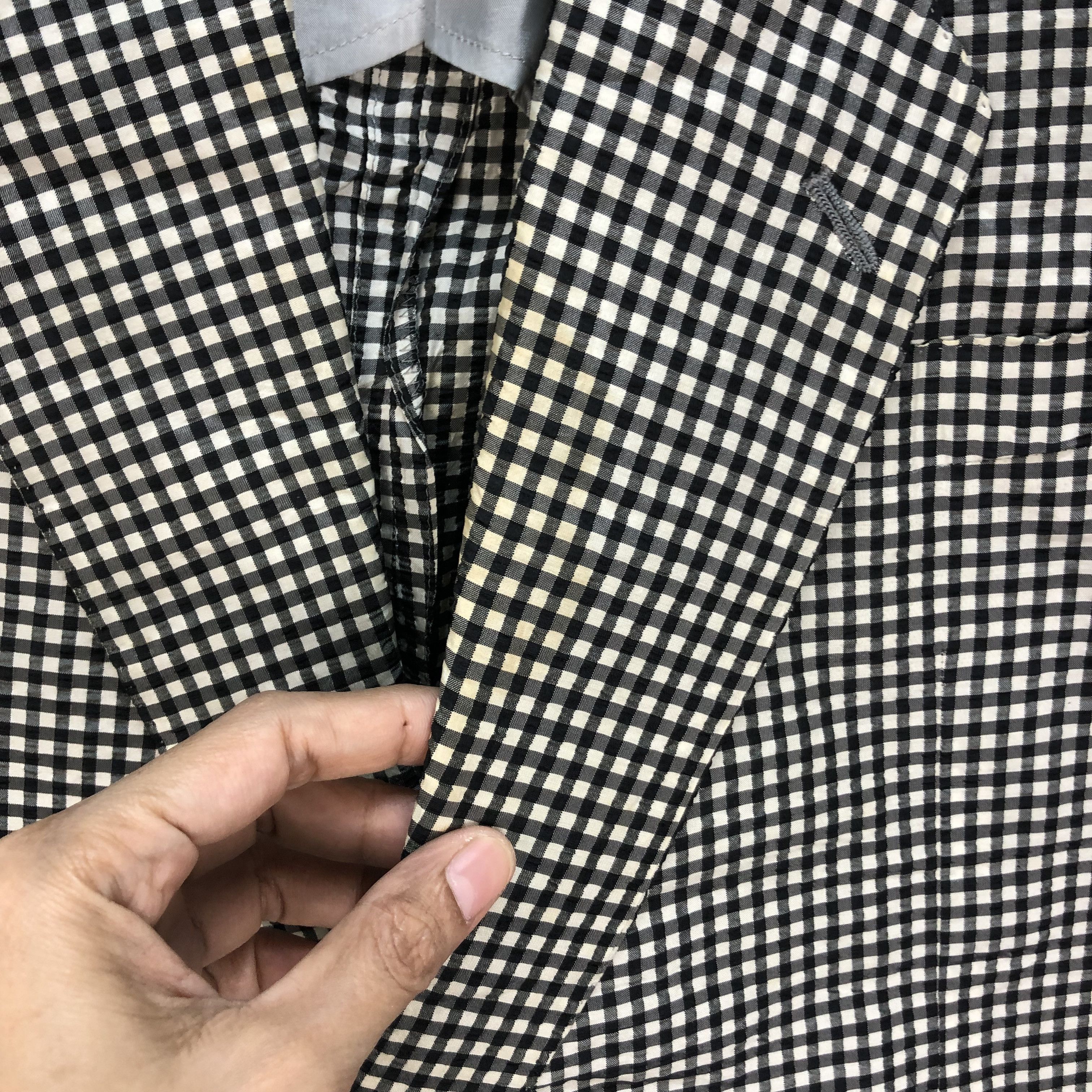 Lanvin LANVIN PARIS CHECKED SUIT JACKET / BLAZERS #6375-62 Size US M / EU 48-50 / 2 - 4 Thumbnail