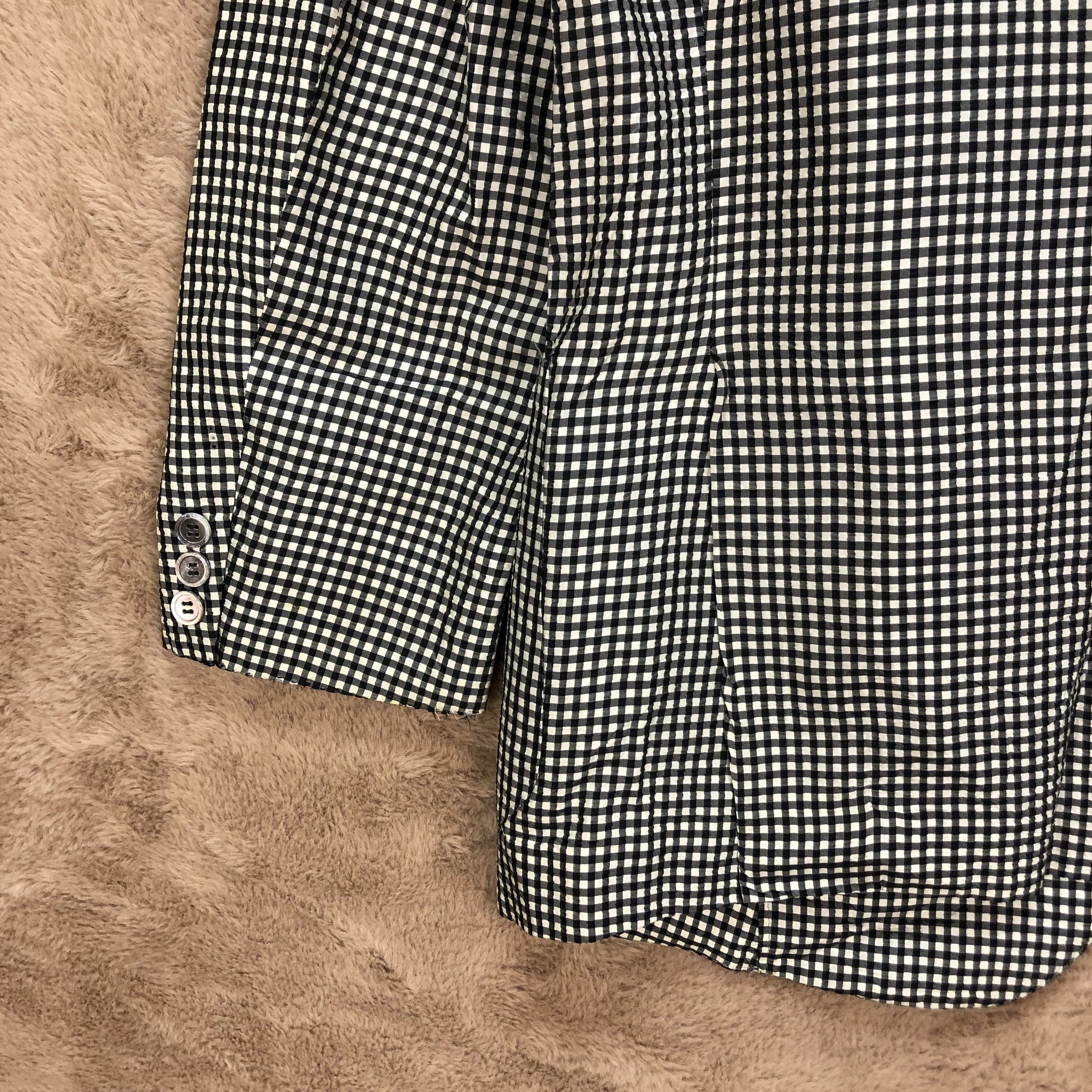 Lanvin LANVIN PARIS CHECKED SUIT JACKET / BLAZERS #6375-62 Size US M / EU 48-50 / 2 - 13 Thumbnail