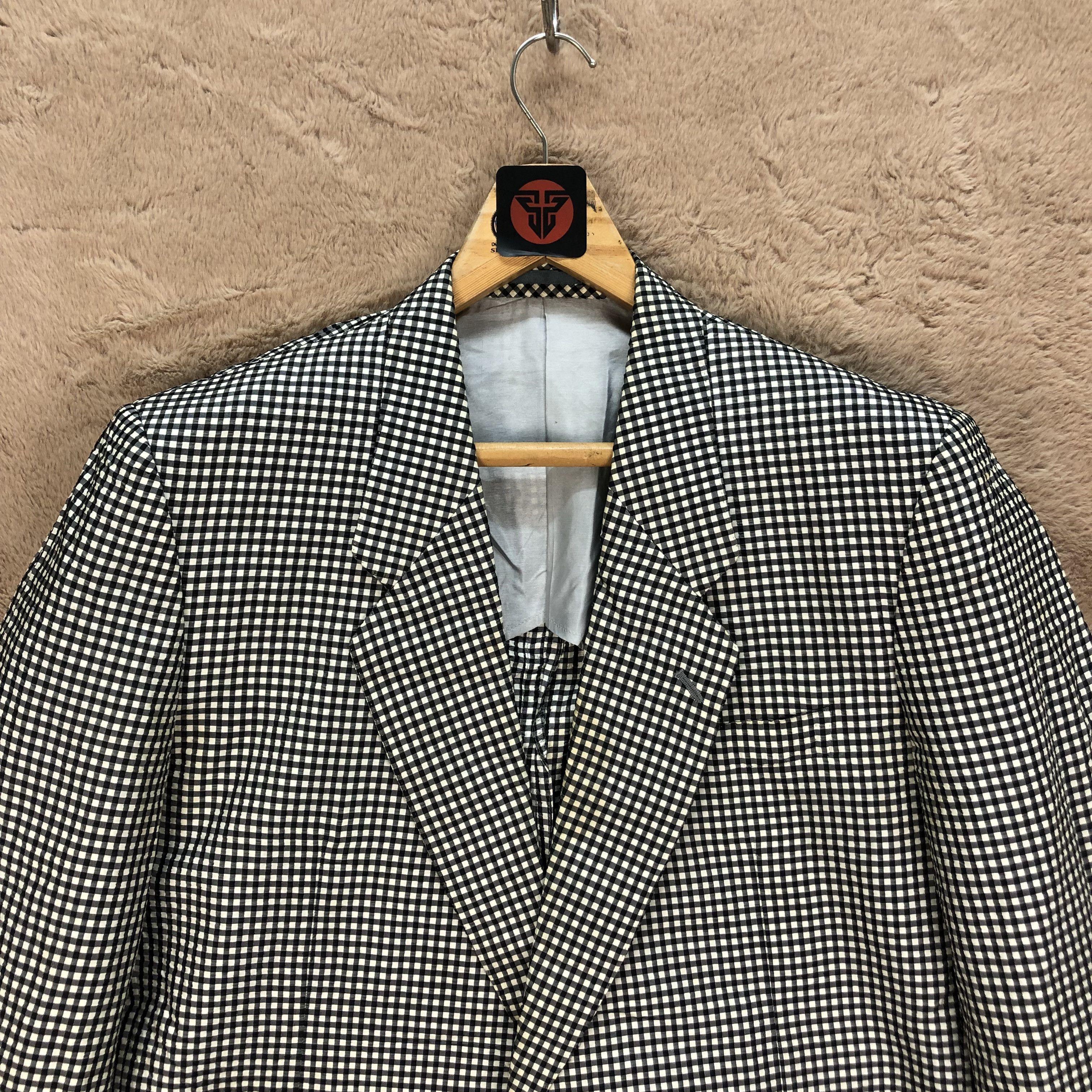 Lanvin LANVIN PARIS CHECKED SUIT JACKET / BLAZERS #6375-62 Size US M / EU 48-50 / 2 - 2 Thumbnail
