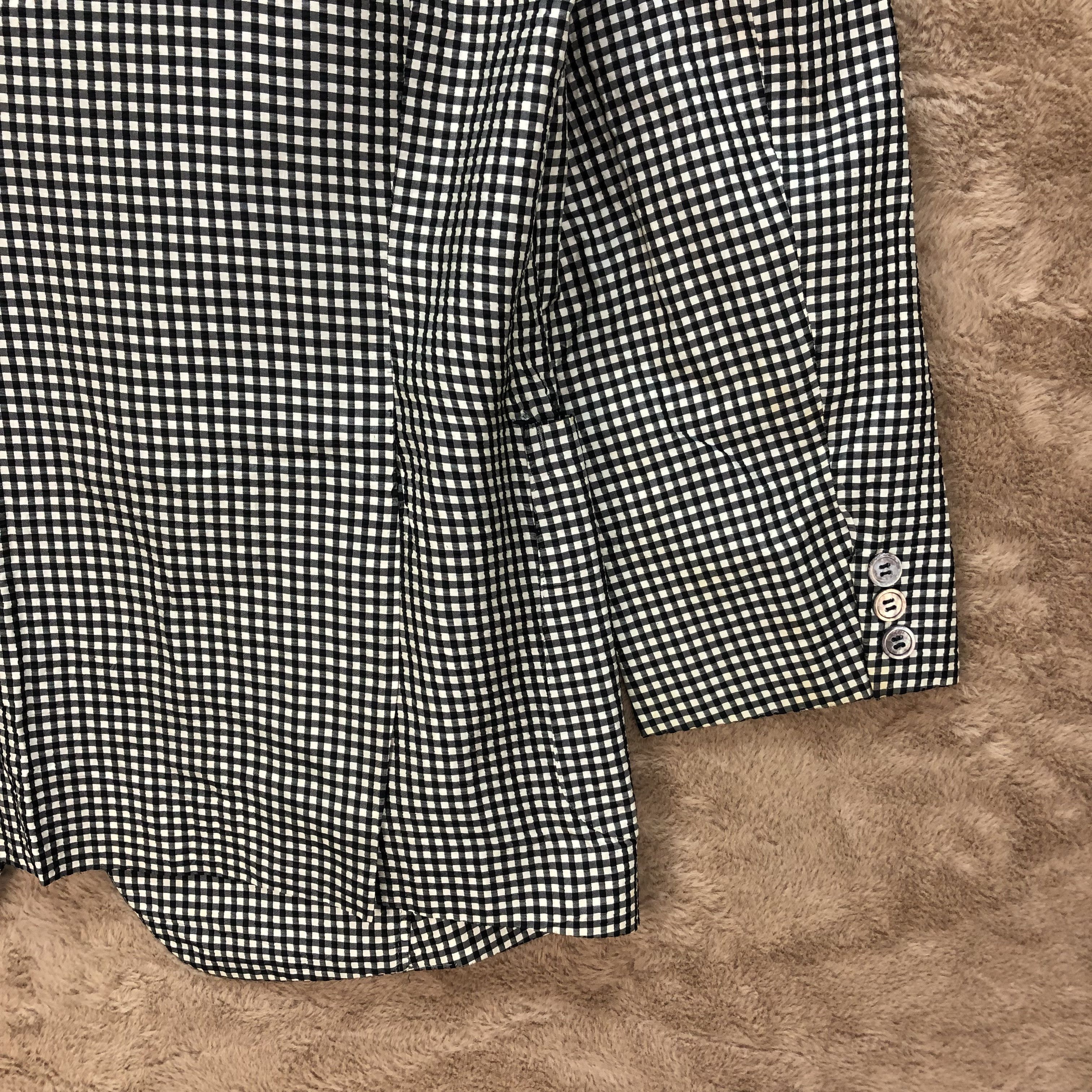Lanvin LANVIN PARIS CHECKED SUIT JACKET / BLAZERS #6375-62 Size US M / EU 48-50 / 2 - 14 Thumbnail