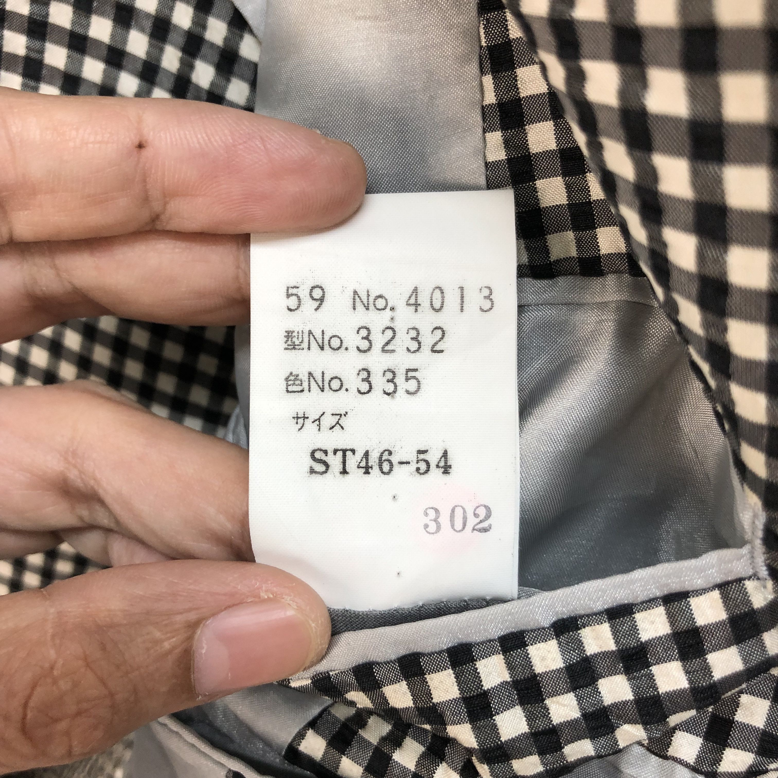 Lanvin LANVIN PARIS CHECKED SUIT JACKET / BLAZERS #6375-62 Size US M / EU 48-50 / 2 - 10 Thumbnail