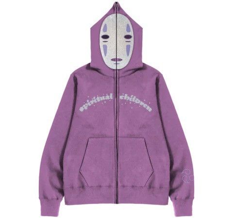 Siberia Hills FINAL DROP Spiritual Children No Face Full Zip-Up Hoodie Size US M / EU 48-50 / 2 - 3 Thumbnail