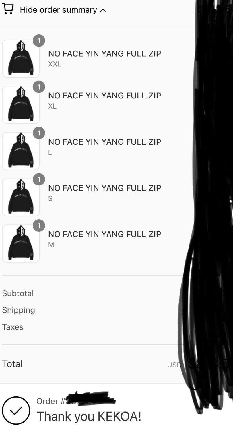 Siberia Hills FINAL DROP Spiritual Children No Face Yin Yang Full Zip-Up Size US S / EU 44-46 / 1 - 5 Thumbnail