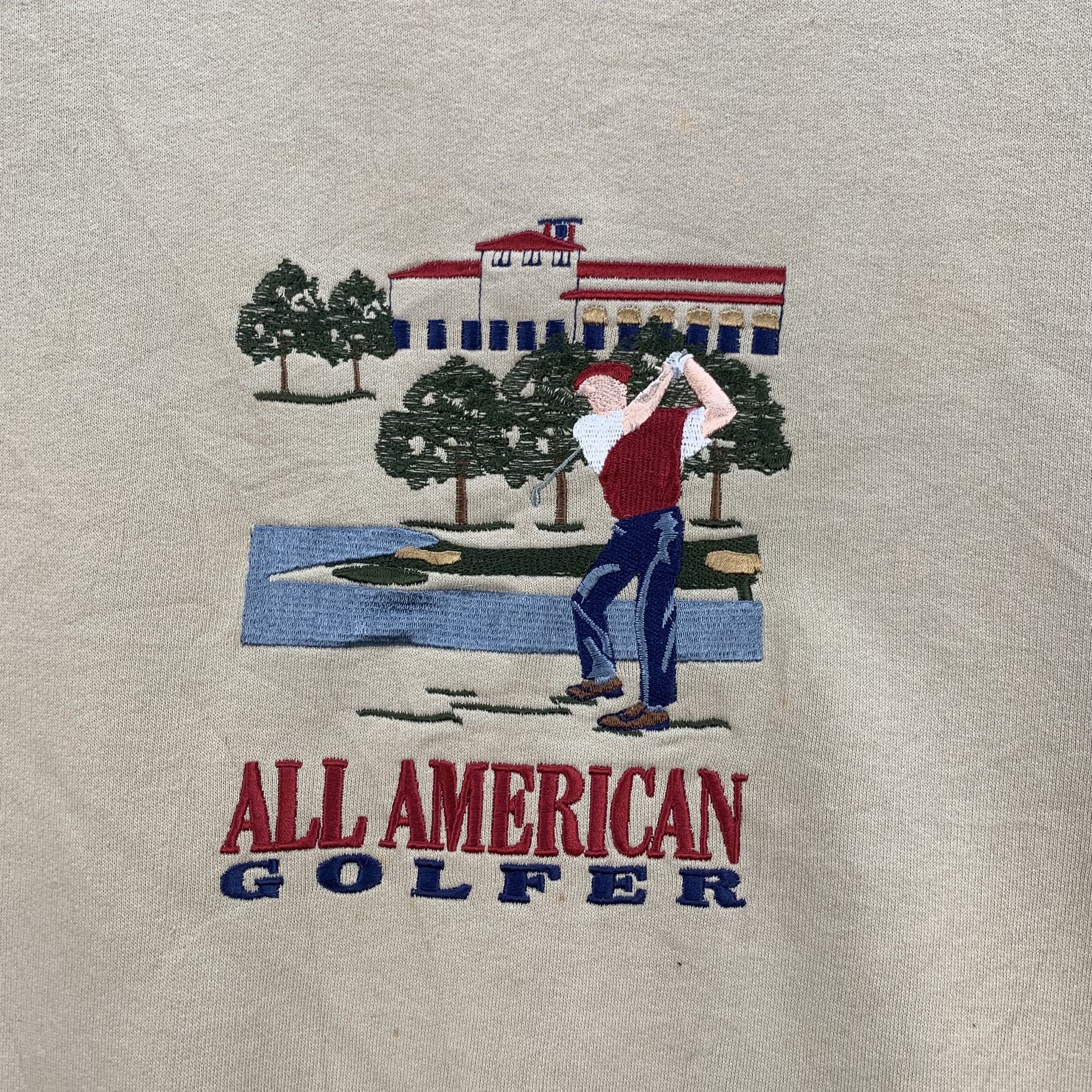Japanese Brand American Golfer Embroidered Graphic Sweatshirts #3915-135 Size US XL / EU 56 / 4 - 3 Thumbnail