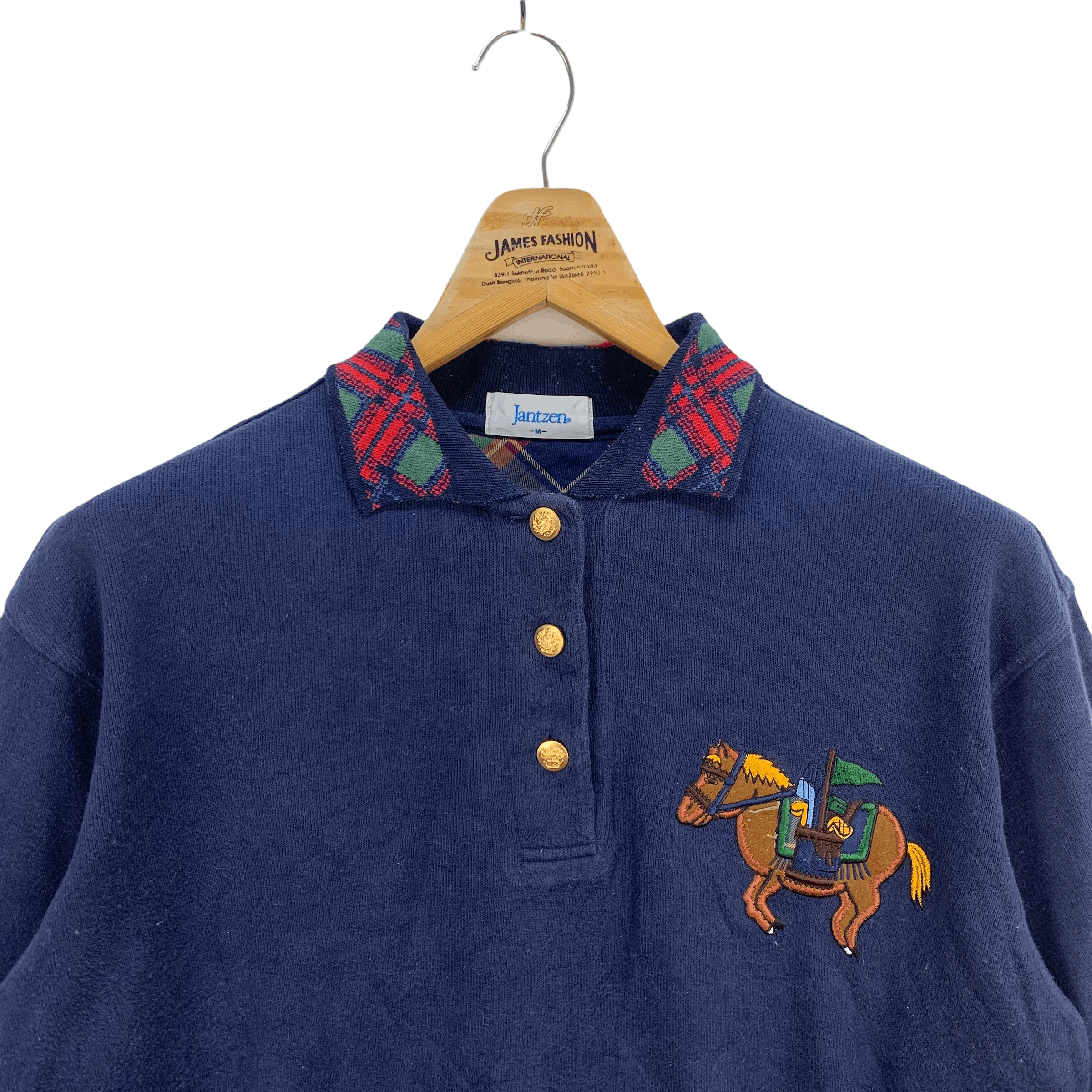 Jantzen Jantzen POLO Logo Jumper / Sweatshirts #3894-135 Size US M / EU 48-50 / 2 - 2 Thumbnail