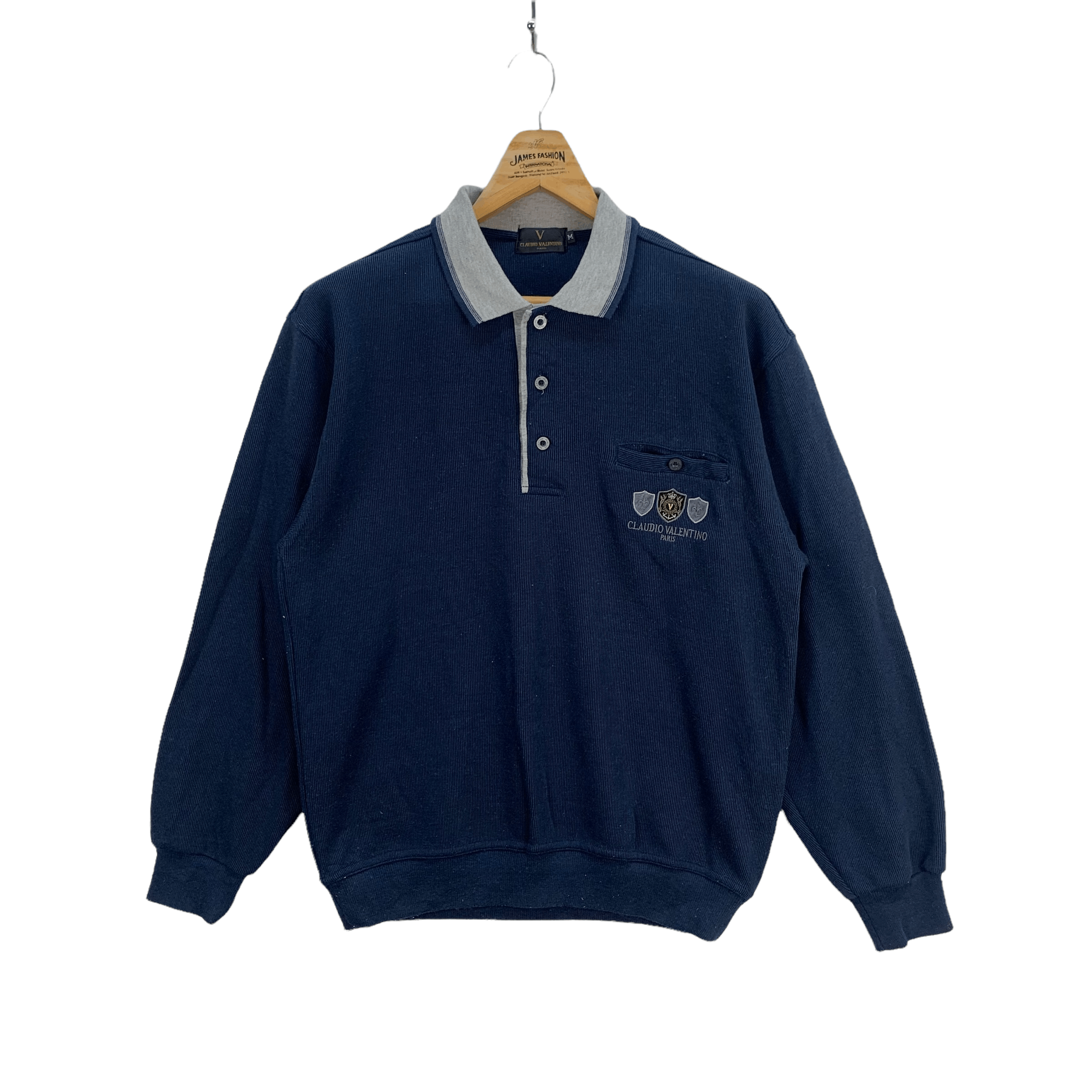 Valentino Claudio Valentino Single Pocket Jumper/Sweatshirts #3893-135 Size US M / EU 48-50 / 2 - 1 Thumbnail