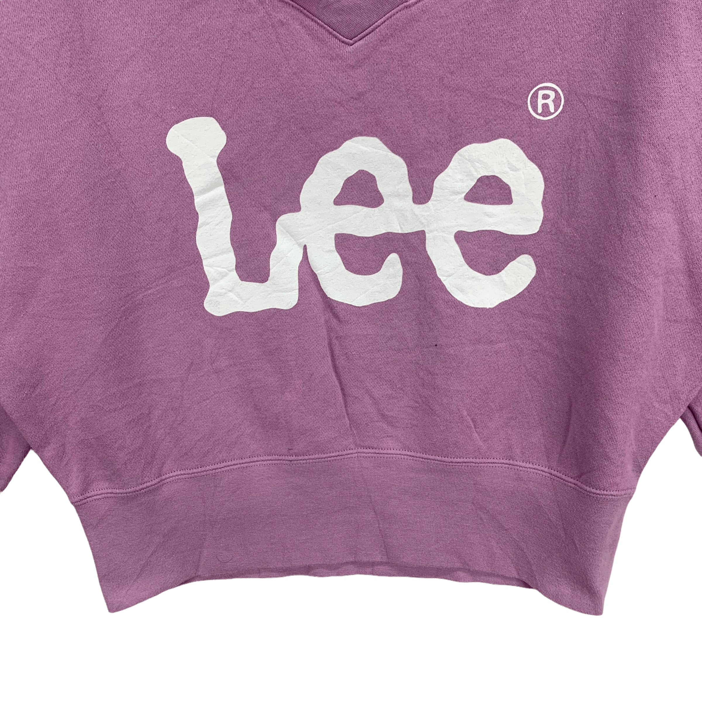 Lee Lee Big Logo Women's Cropped Sweatshirts #3892-135 Size ONE SIZE - 3 Thumbnail