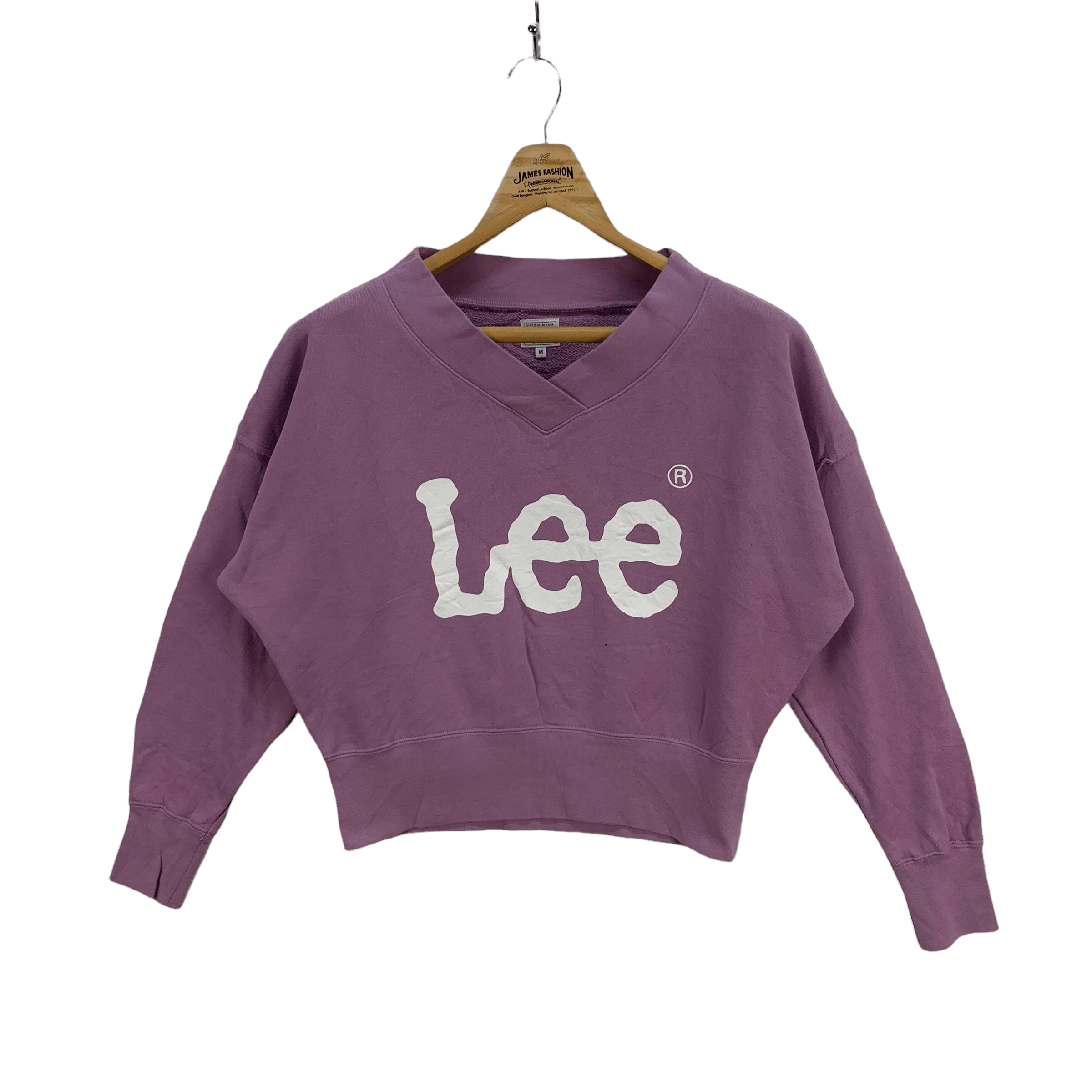 Lee Lee Big Logo Women's Cropped Sweatshirts #3892-135 Size ONE SIZE - 1 Thumbnail