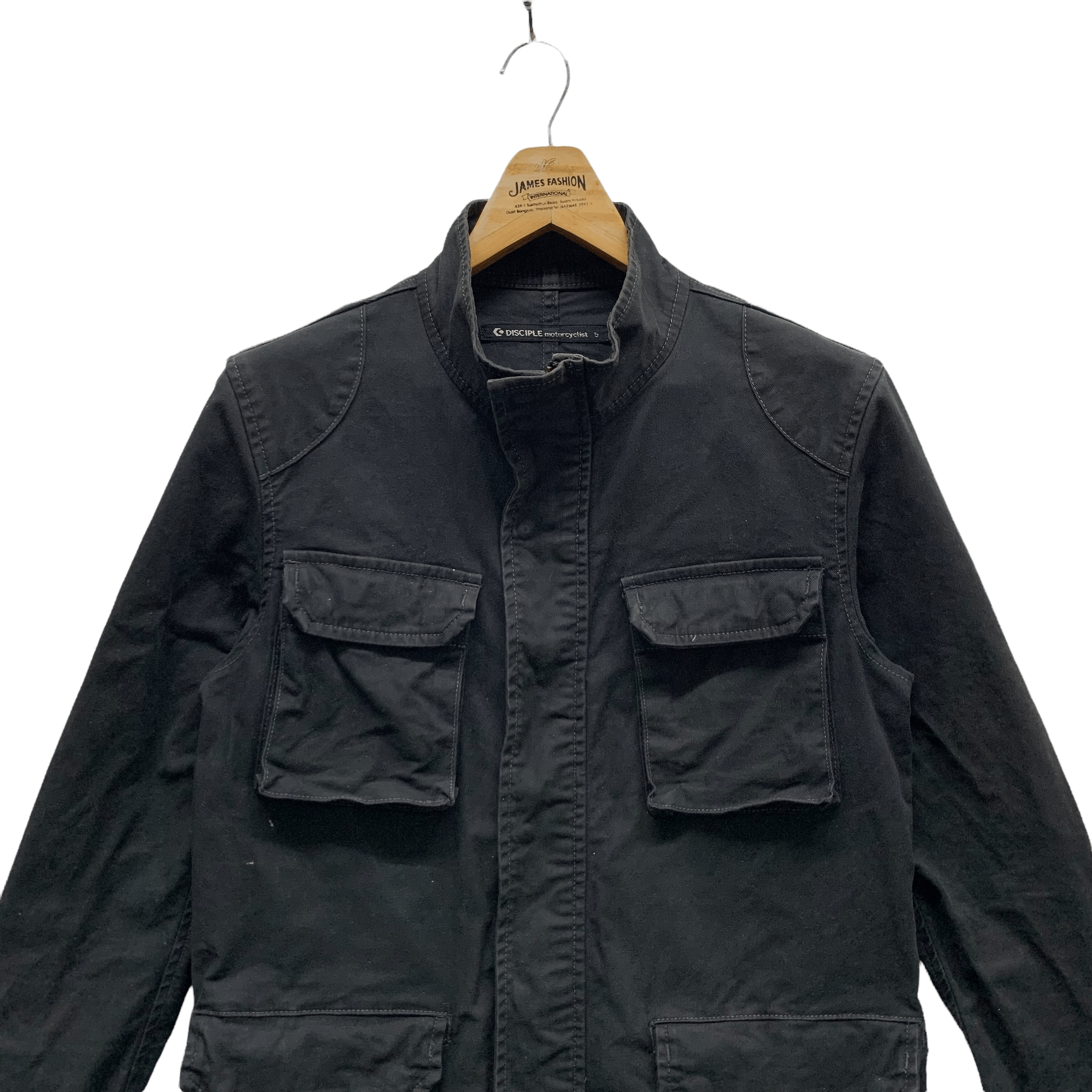 Japanese Brand Disciple Motorcyclist 5 Chore Jackets #3948-136 Size US S / EU 44-46 / 1 - 2 Thumbnail