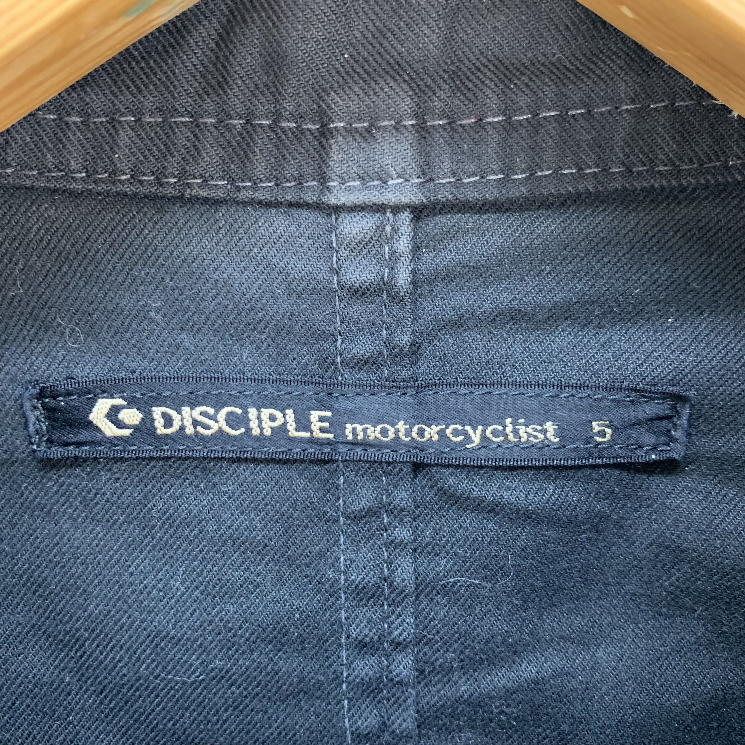 Japanese Brand Disciple Motorcyclist 5 Chore Jackets #3948-136 Size US S / EU 44-46 / 1 - 5 Thumbnail