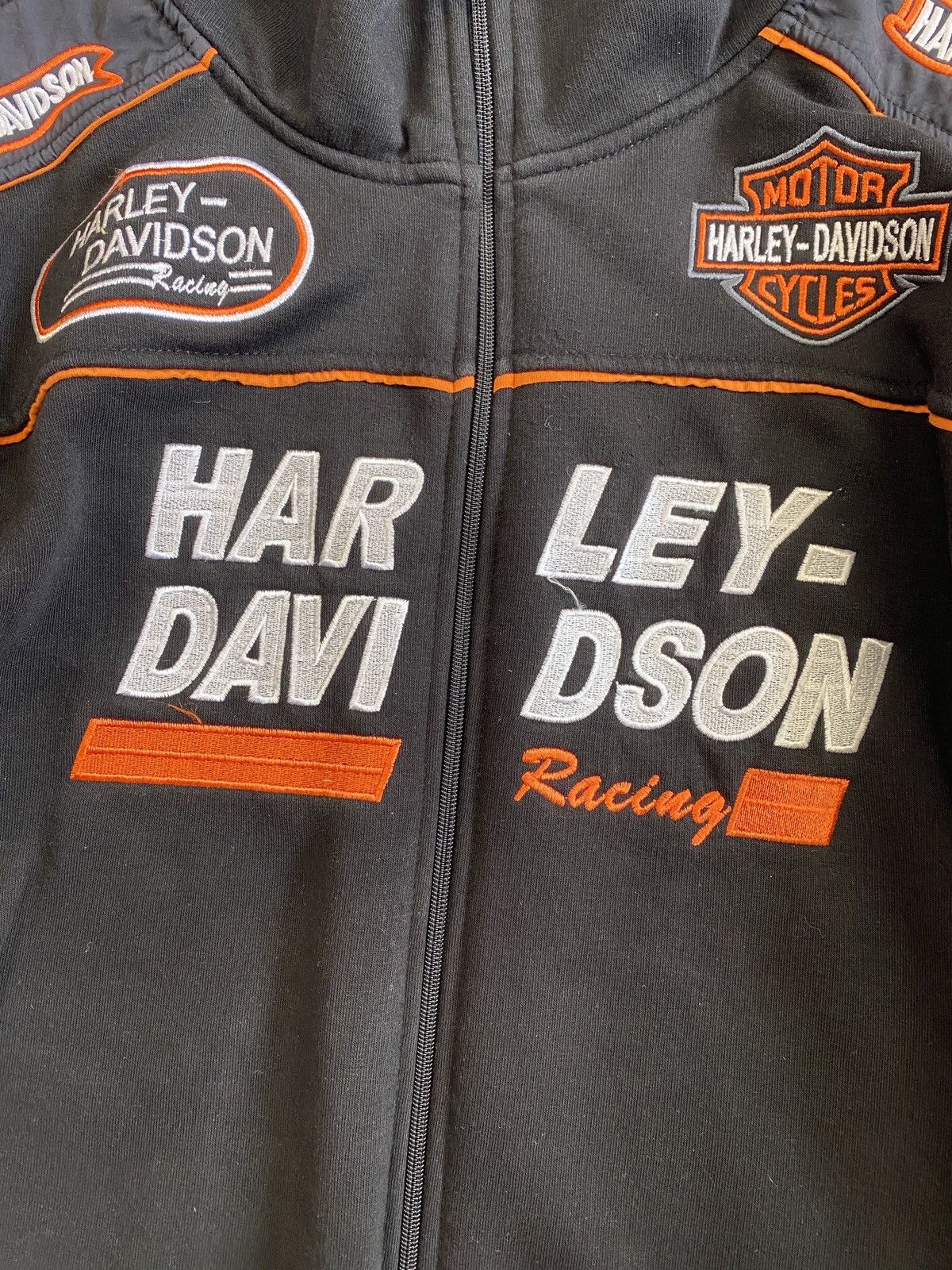 Harley Davidson × Vintage Vintage Harley Davidson Racing Jacket Embroidered Logo Size US XXL / EU 58 / 5 - 11 Thumbnail