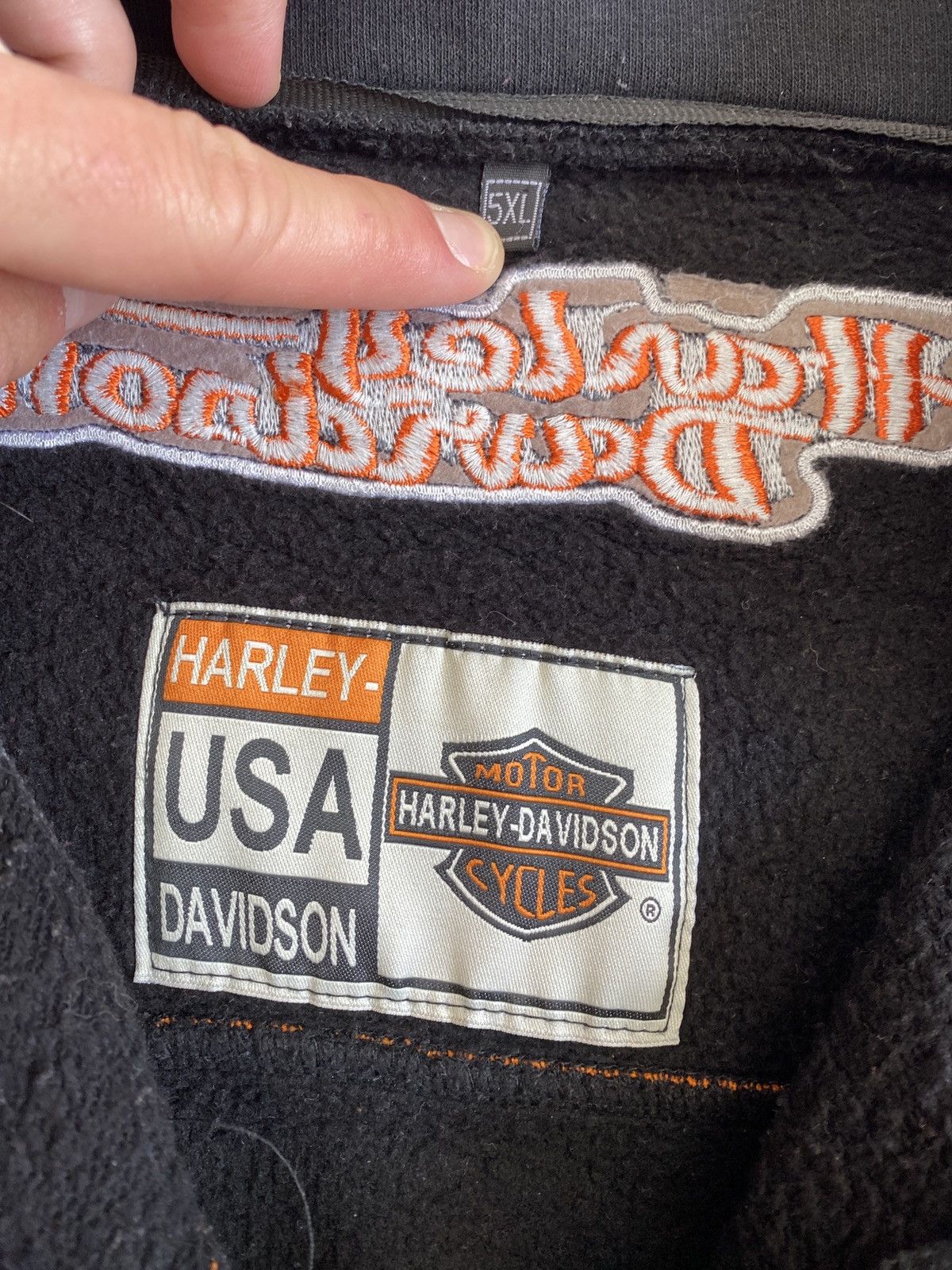 Harley Davidson × Vintage Vintage Harley Davidson Racing Jacket Embroidered Logo Size US XXL / EU 58 / 5 - 10 Thumbnail