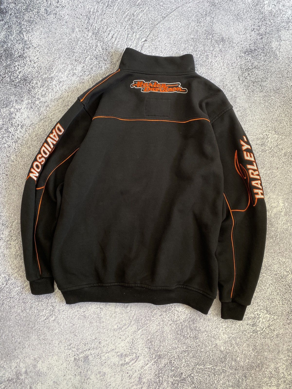 Harley Davidson × Vintage Vintage Harley Davidson Racing Jacket Embroidered Logo Size US XXL / EU 58 / 5 - 6 Thumbnail
