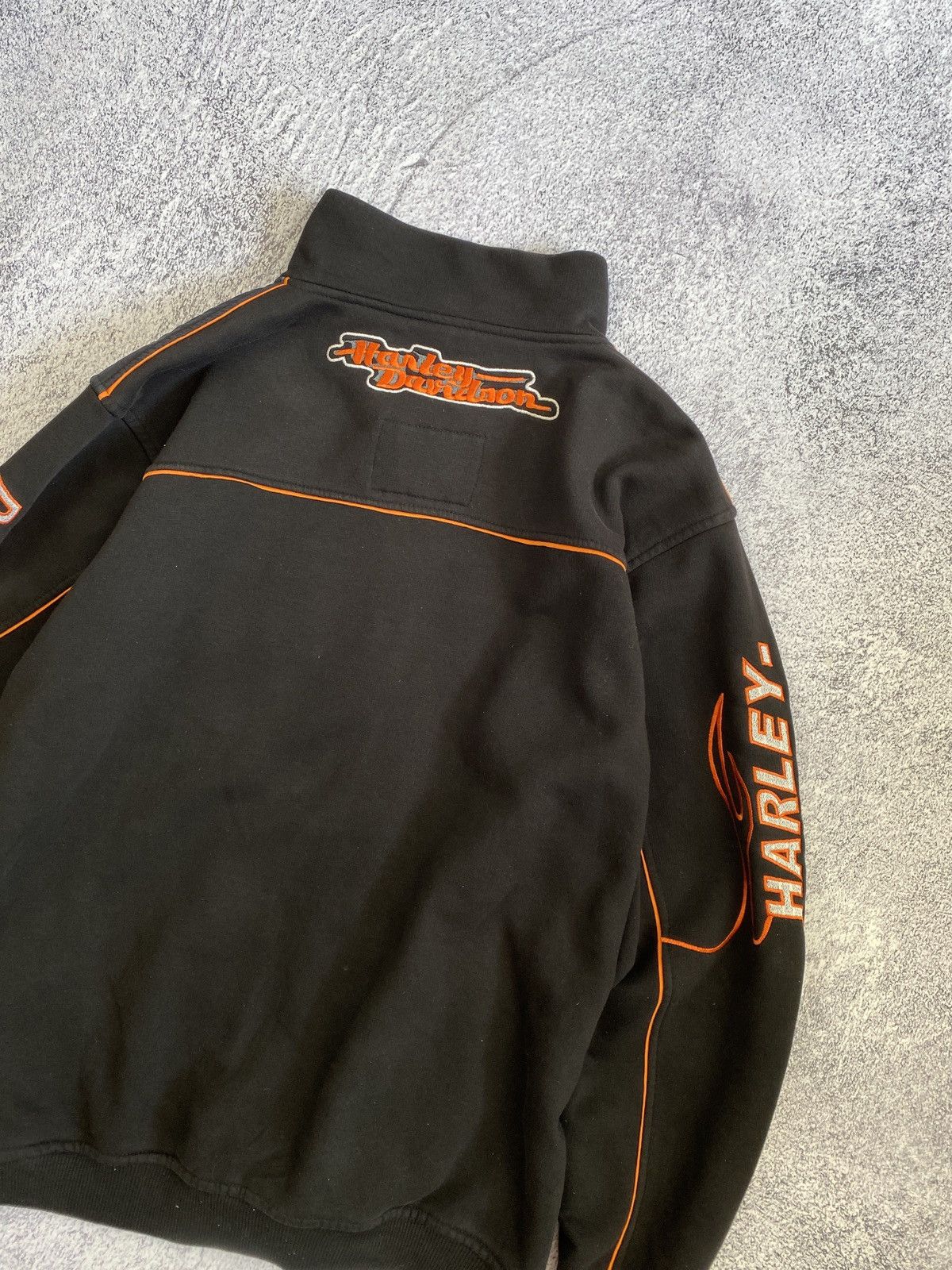 Harley Davidson × Vintage Vintage Harley Davidson Racing Jacket Embroidered Logo Size US XXL / EU 58 / 5 - 7 Thumbnail