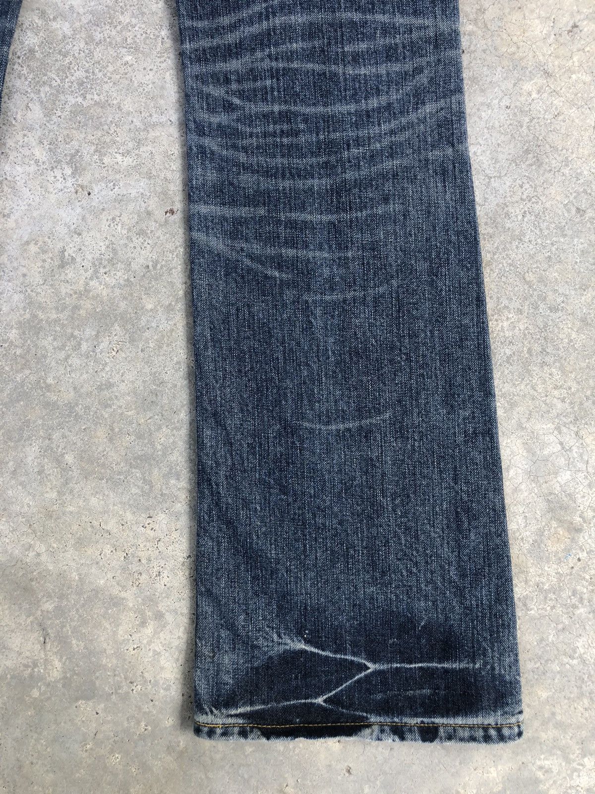 If Six Was Nine Japanese Lee Flared Jeans Distressed Jeans Size US 32 / EU 48 - 12 Thumbnail