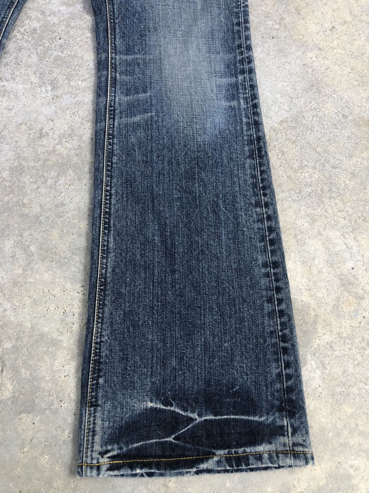 If Six Was Nine Japanese Lee Flared Jeans Distressed Jeans Size US 32 / EU 48 - 7 Thumbnail