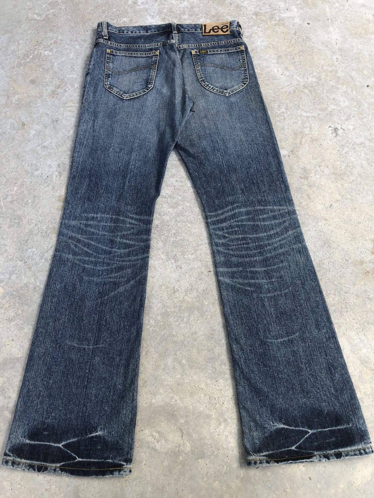 If Six Was Nine Japanese Lee Flared Jeans Distressed Jeans Size US 32 / EU 48 - 2 Thumbnail
