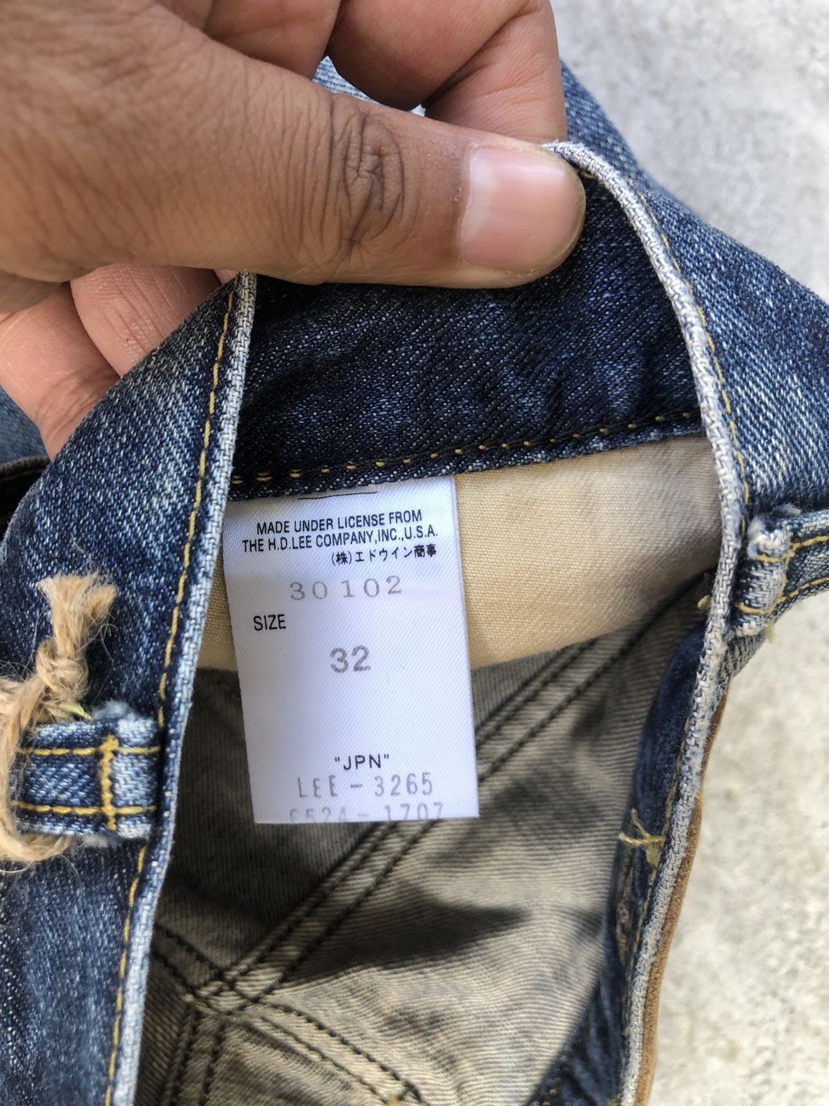 If Six Was Nine Japanese Lee Flared Jeans Distressed Jeans Size US 32 / EU 48 - 15 Thumbnail