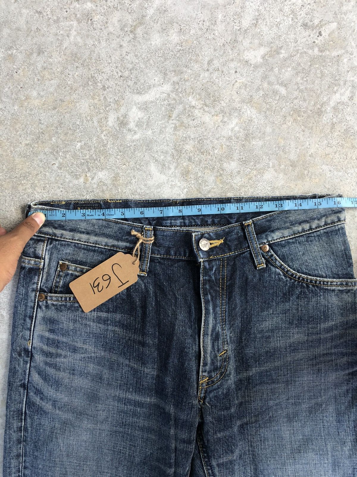 If Six Was Nine Japanese Lee Flared Jeans Distressed Jeans Size US 32 / EU 48 - 17 Thumbnail