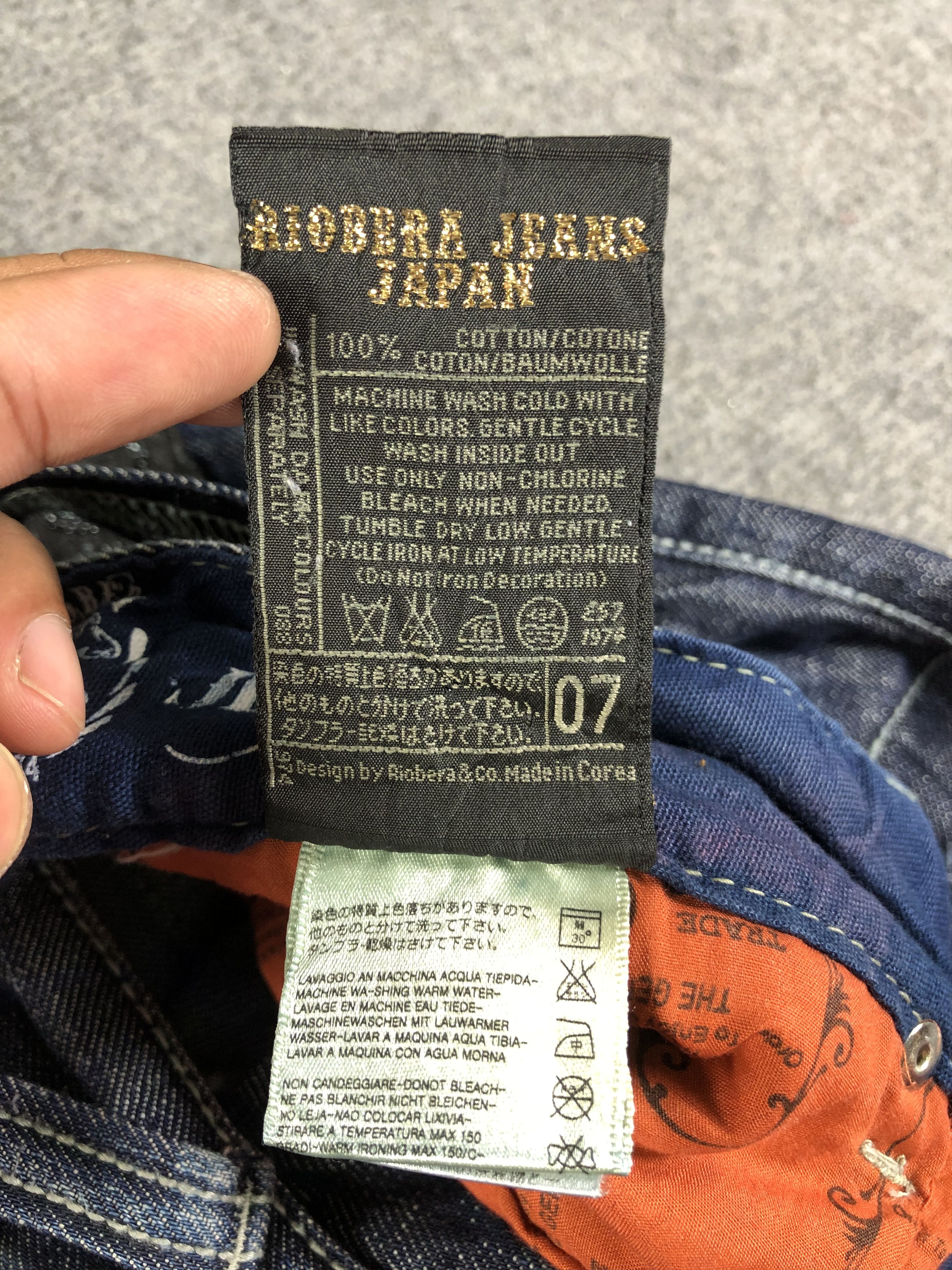 Japanese Brand Riobera Flare Jeans Size 30" / US 8 / IT 44 - 5 Thumbnail