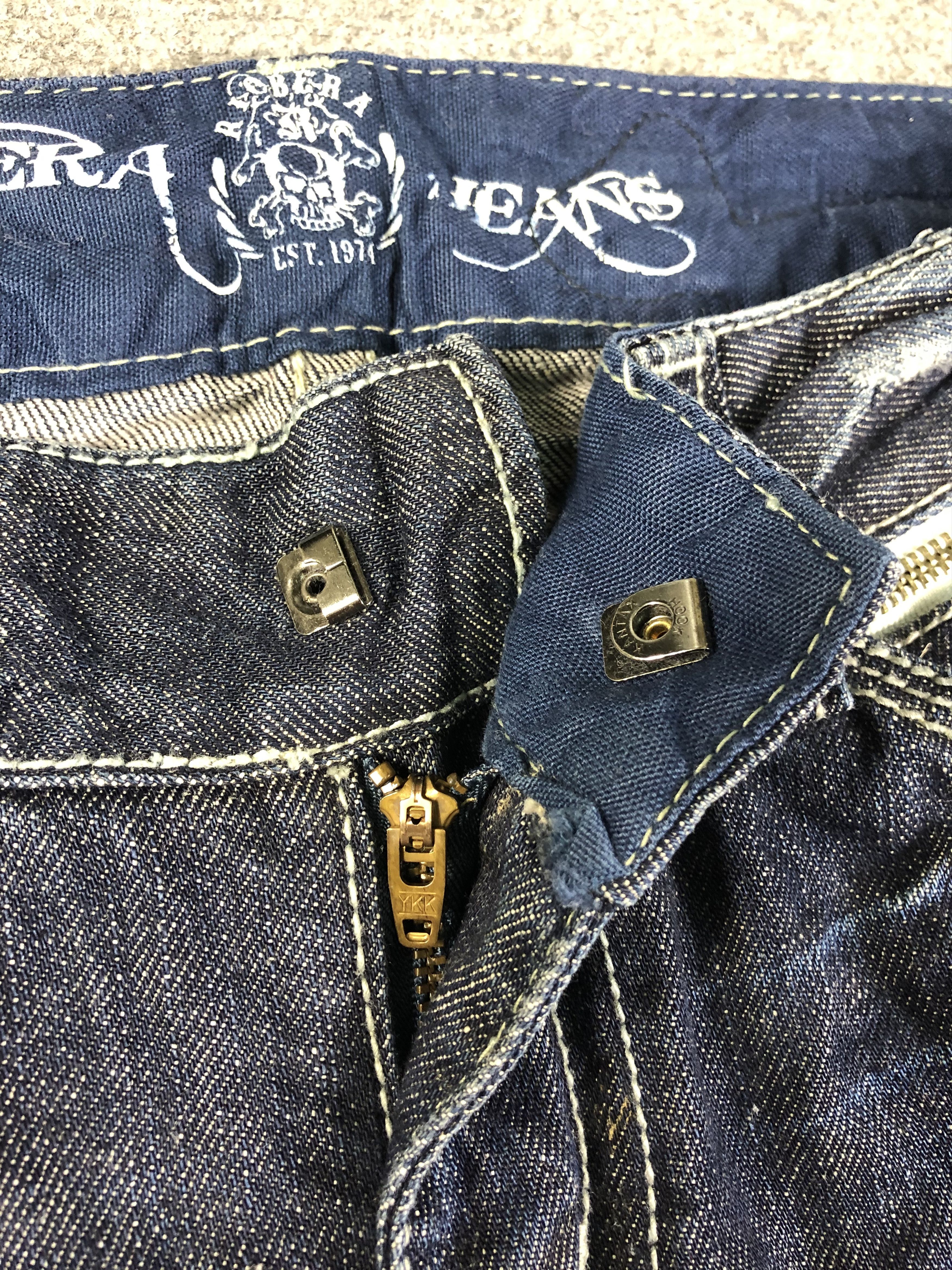 Japanese Brand Riobera Flare Jeans Size 30" / US 8 / IT 44 - 3 Thumbnail