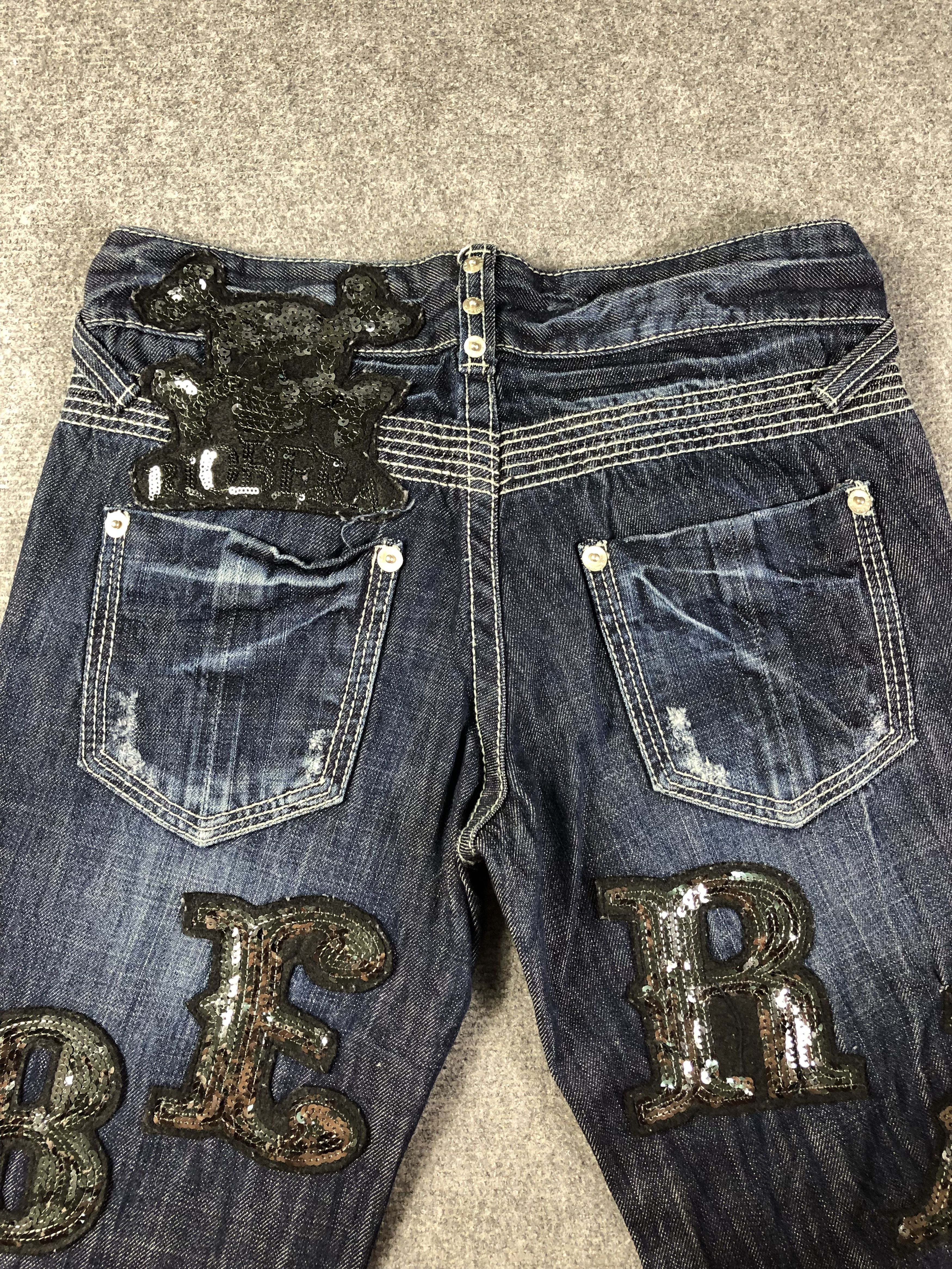 Japanese Brand Riobera Flare Jeans Size 30" / US 8 / IT 44 - 10 Thumbnail