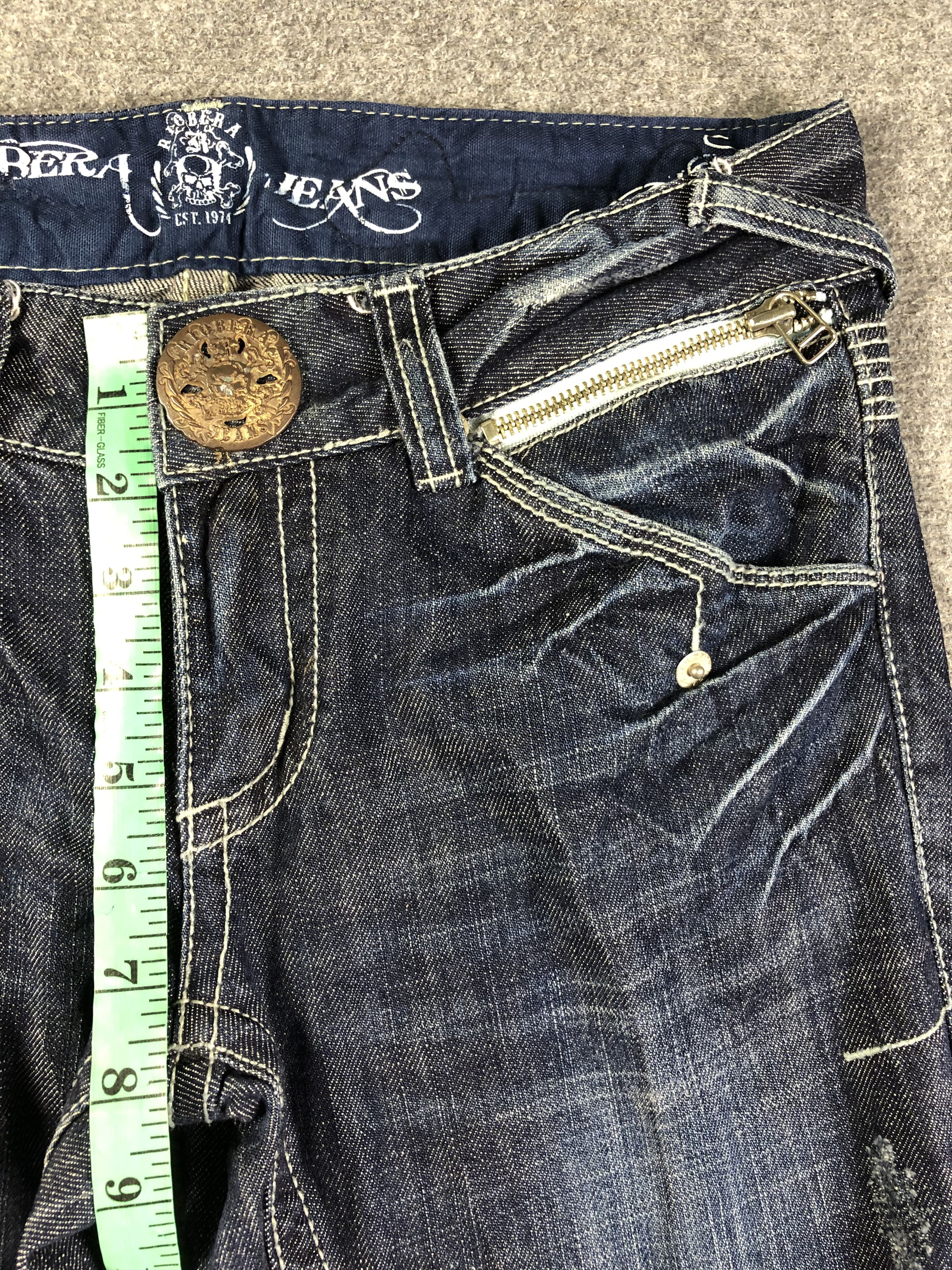 Japanese Brand Riobera Flare Jeans Size 30" / US 8 / IT 44 - 8 Thumbnail