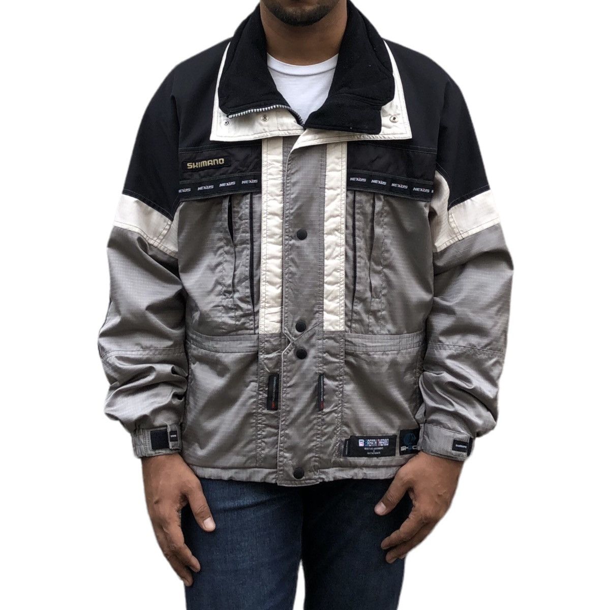 Japanese Brand Vintage Shimano Nexus Hyper Fishing Gear Cold Weather Jacket Size US M / EU 48-50 / 2 - 2 Thumbnail