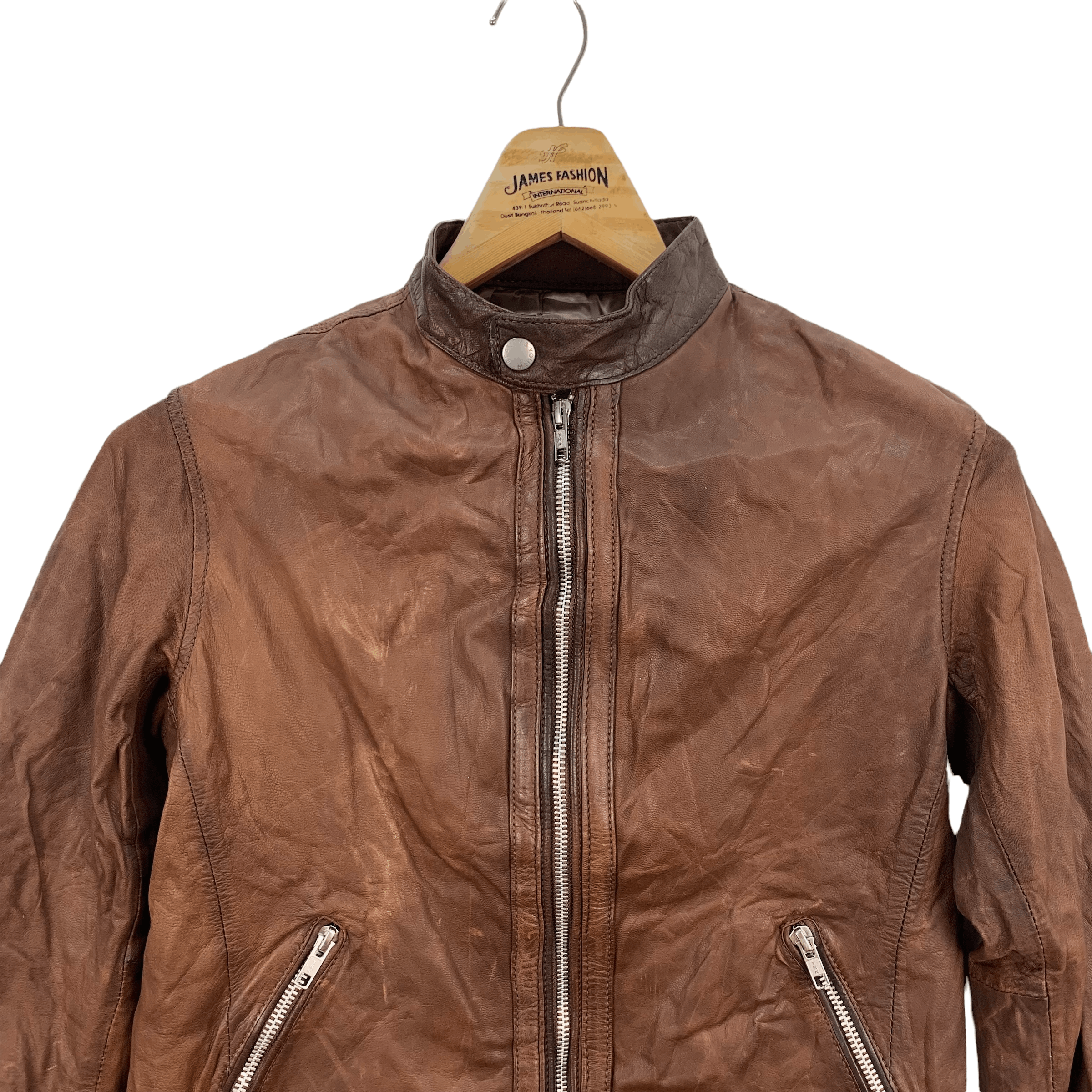 BEAUTY&YOUTH Beauty & Youth United Arrows Leather Jacket #3971-137 Size S / US 4 / IT 40 - 2 Thumbnail