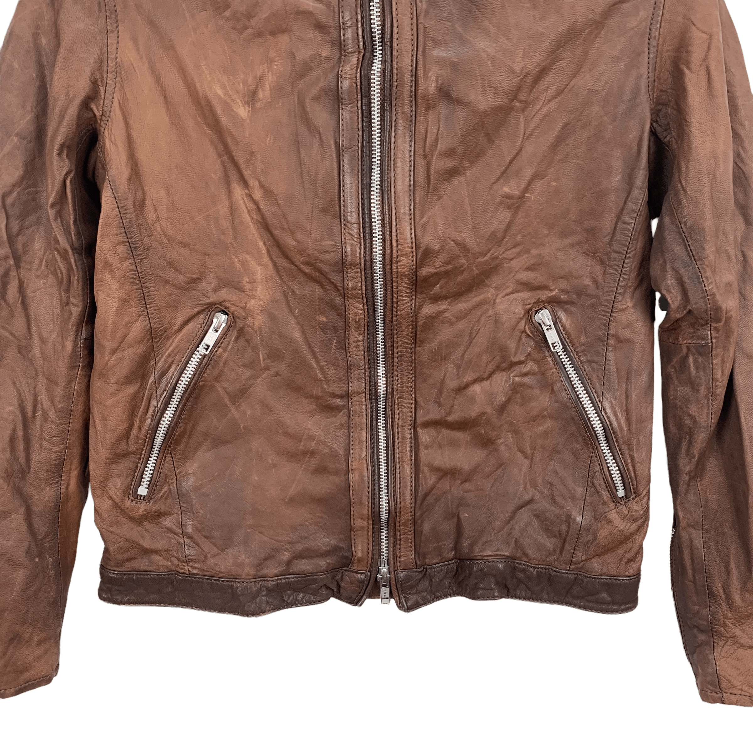 BEAUTY&YOUTH Beauty & Youth United Arrows Leather Jacket #3971-137 Size S / US 4 / IT 40 - 4 Thumbnail